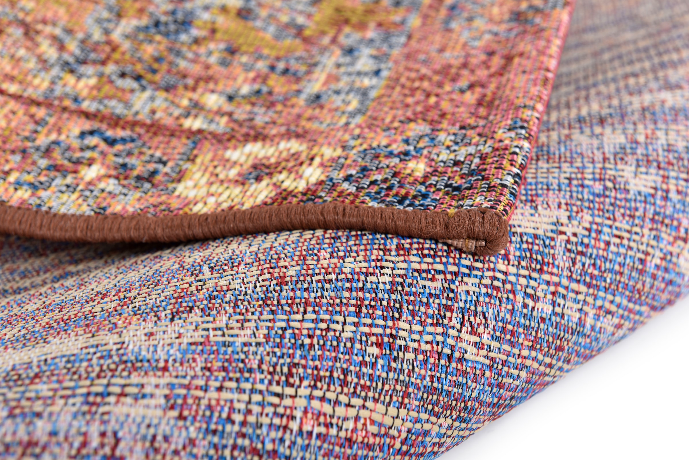 TOM TAILOR HOME Teppich »Funky Outdoor Orient Two«, rechteckig, 5 mm Höhe, Flachgewebe, Orient-Optik, In- und Outdoor geeignet, Wohnzimmer