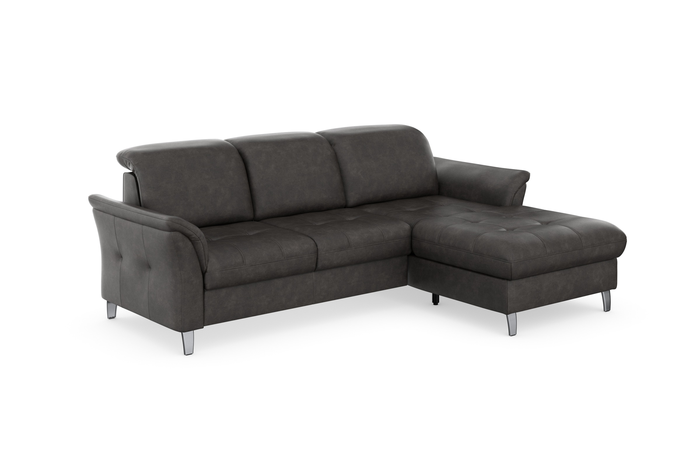 sit&more Ecksofa »Maggiore L-Form«, wahlweise mit Kopfteilverstellung, Bettfunktion und Bettkasten