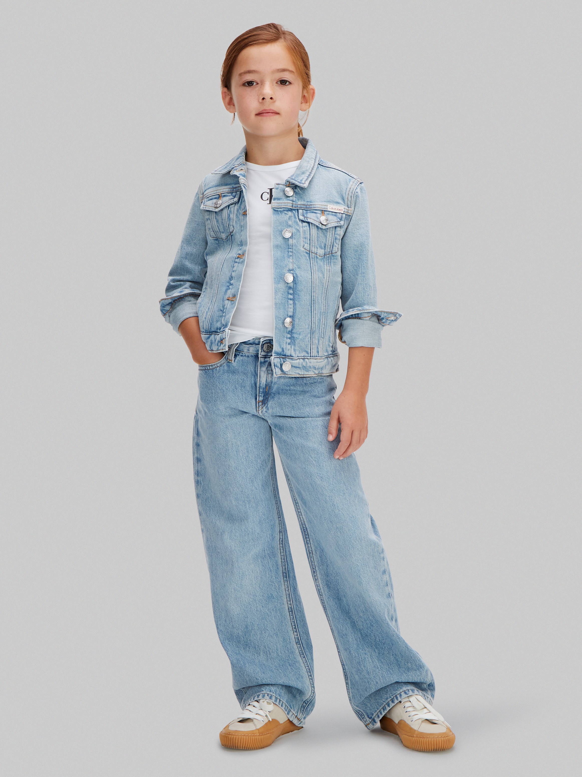 Calvin Klein Jeans Weite Jeans »WIDE LEG JEANS« Regular fit für Kinder mit praktischen Taschen