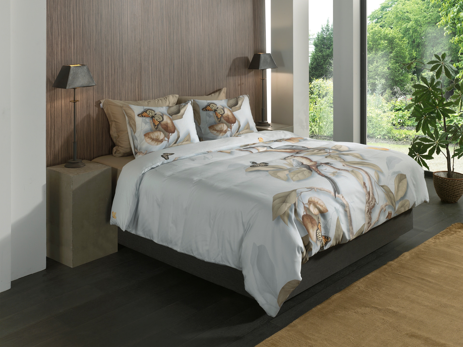 Heckett & Lane Bettwäsche »Heckettlane Bettwäsche Daina« 2 Bettwäsche aus 100% Baumwolle, hochwertige Mako-Satin, ab 135x200 cm.