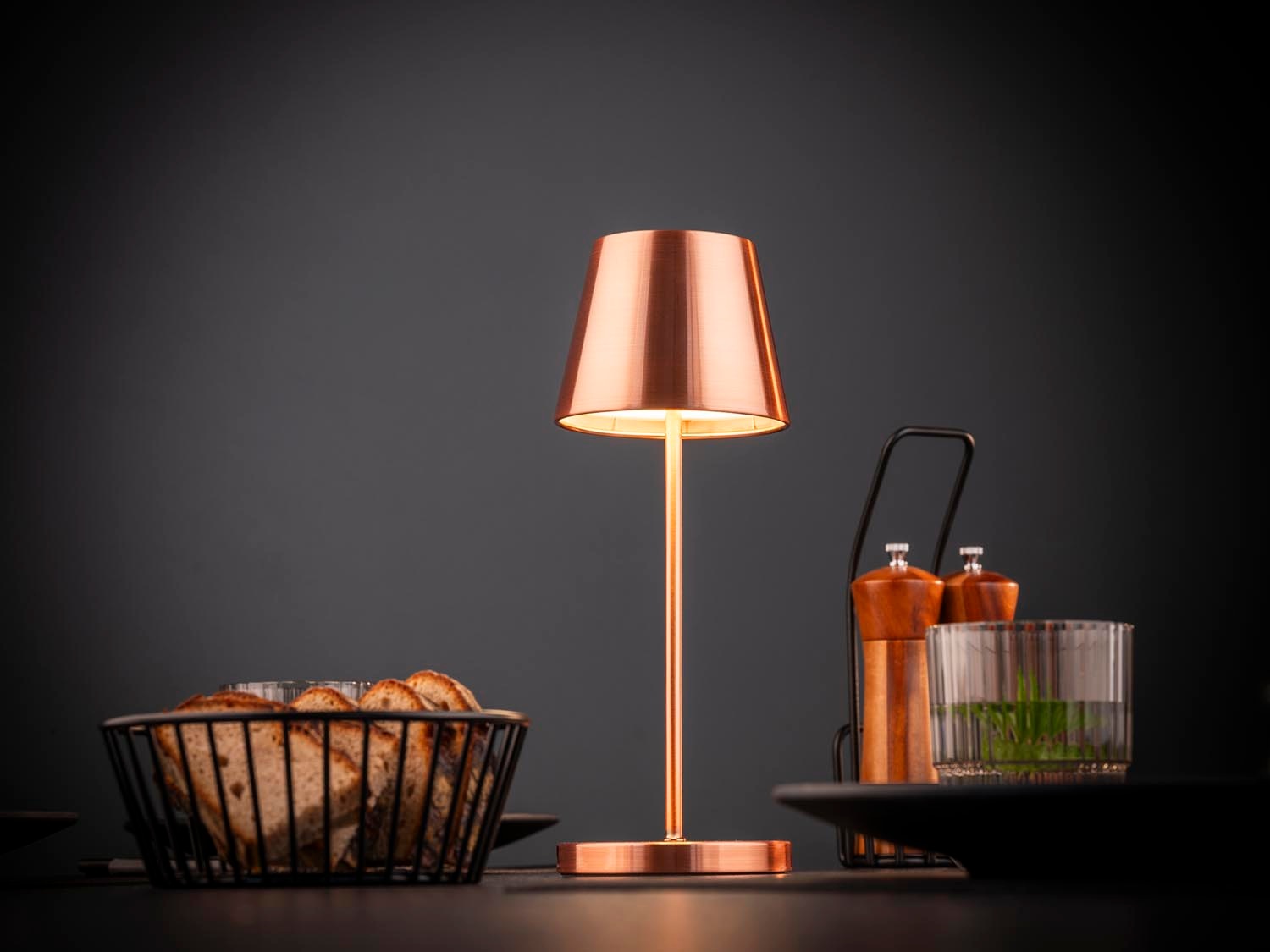 APS LED Tischleuchte »"MERLE" Kabellose USB-C Tischleuchte« LED-Modul 1 Stk günstig online kaufen