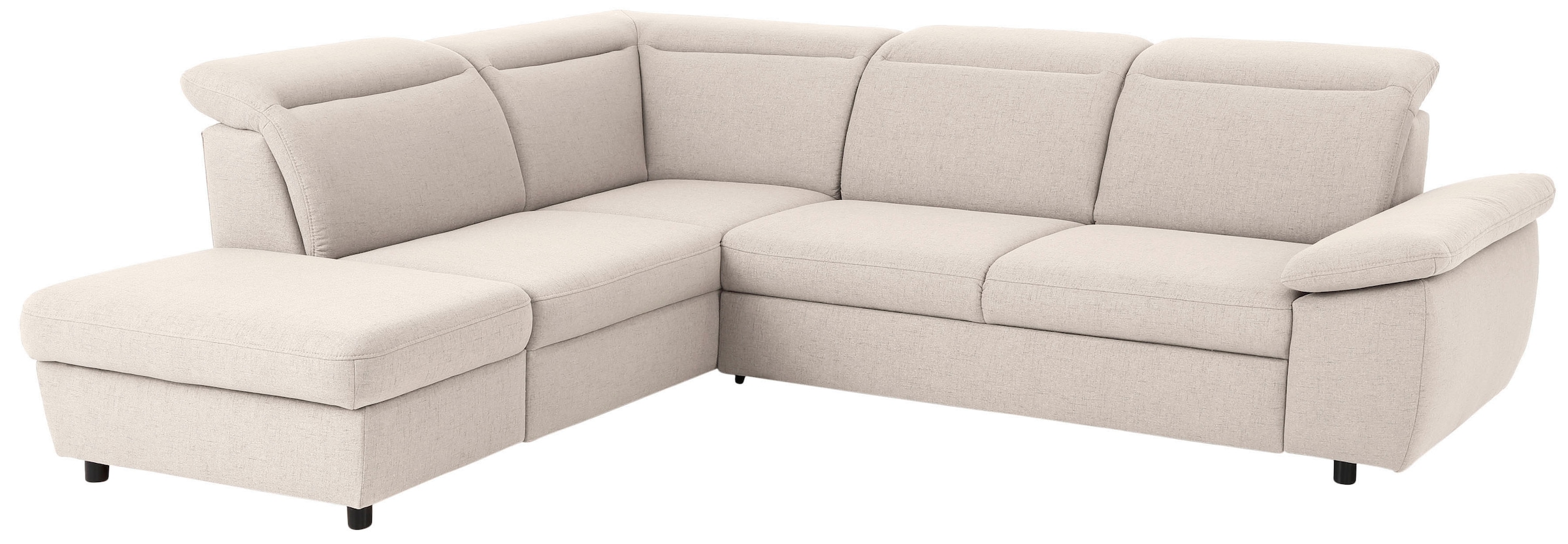 Home affaire Ecksofa »Mauritius L-Form«, mit Ottomane, mit Kopfteil- und Armlehnverstellung
