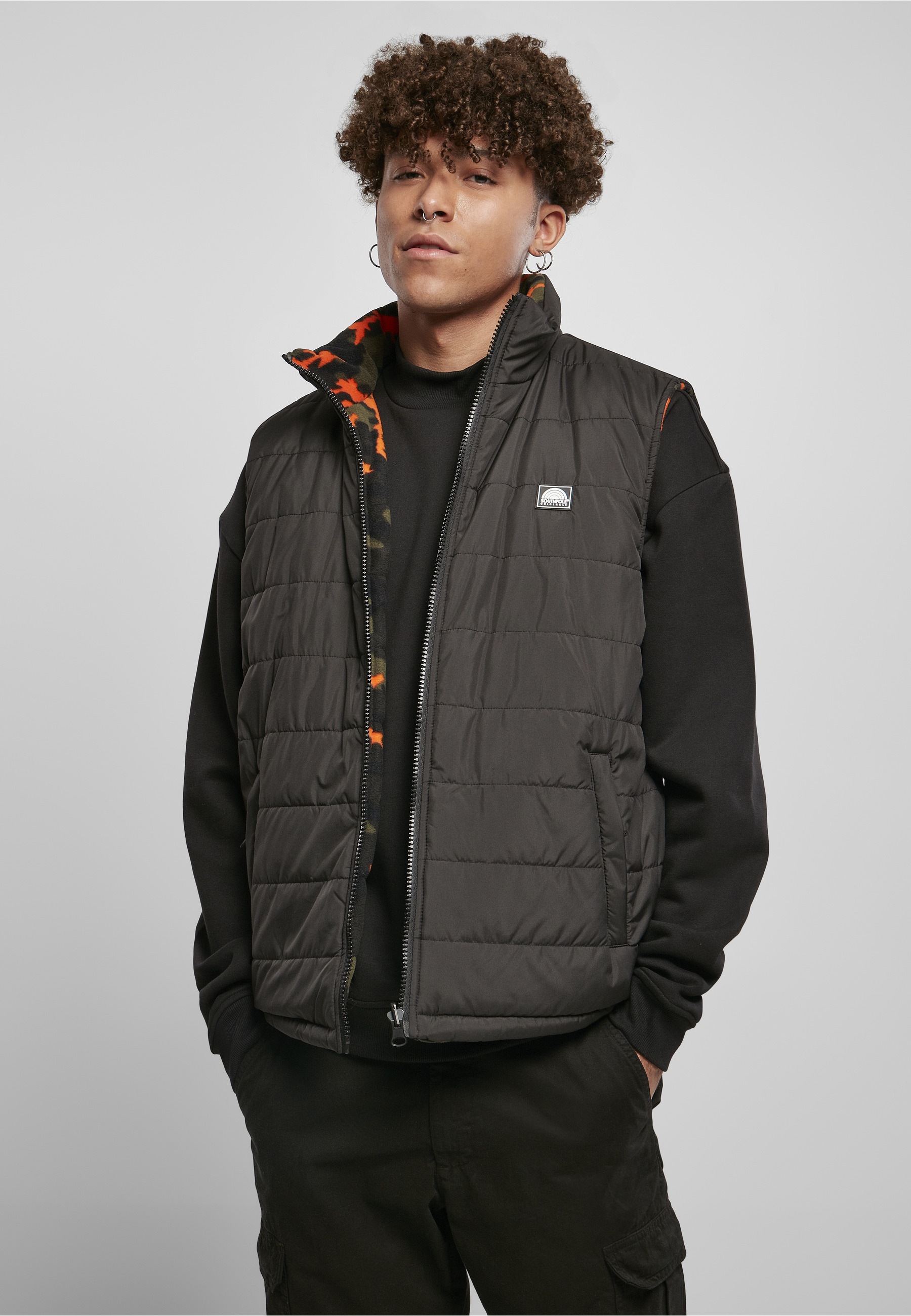 Southpole Jerseyweste »Southpole Herren Southpole Reversible Bubble Vest« 1 Stk.