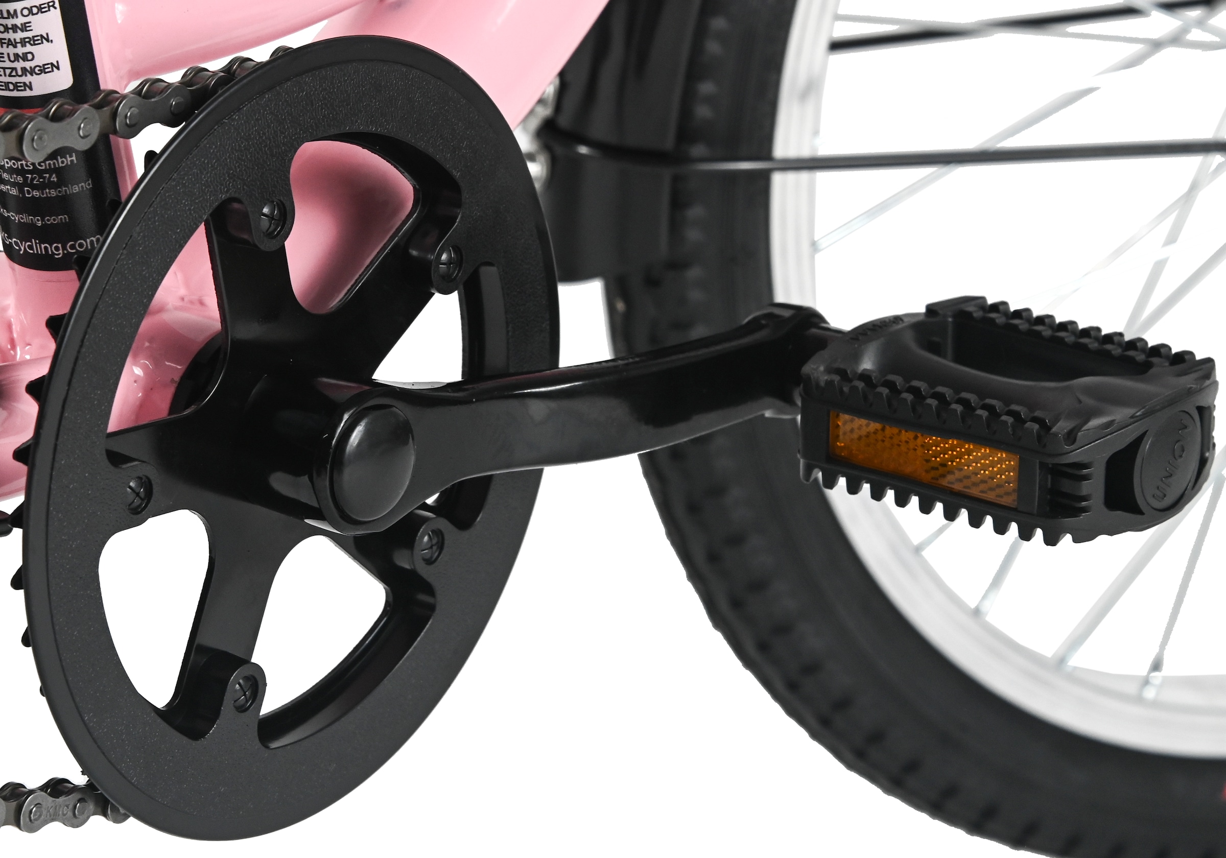 Dacapo Kinderfahrrad »20" Cindy Rosa 1 Gang RH 27 cm mit Beleuchtung - Ab 6 Jahre« 1 Gang ohne Schaltung