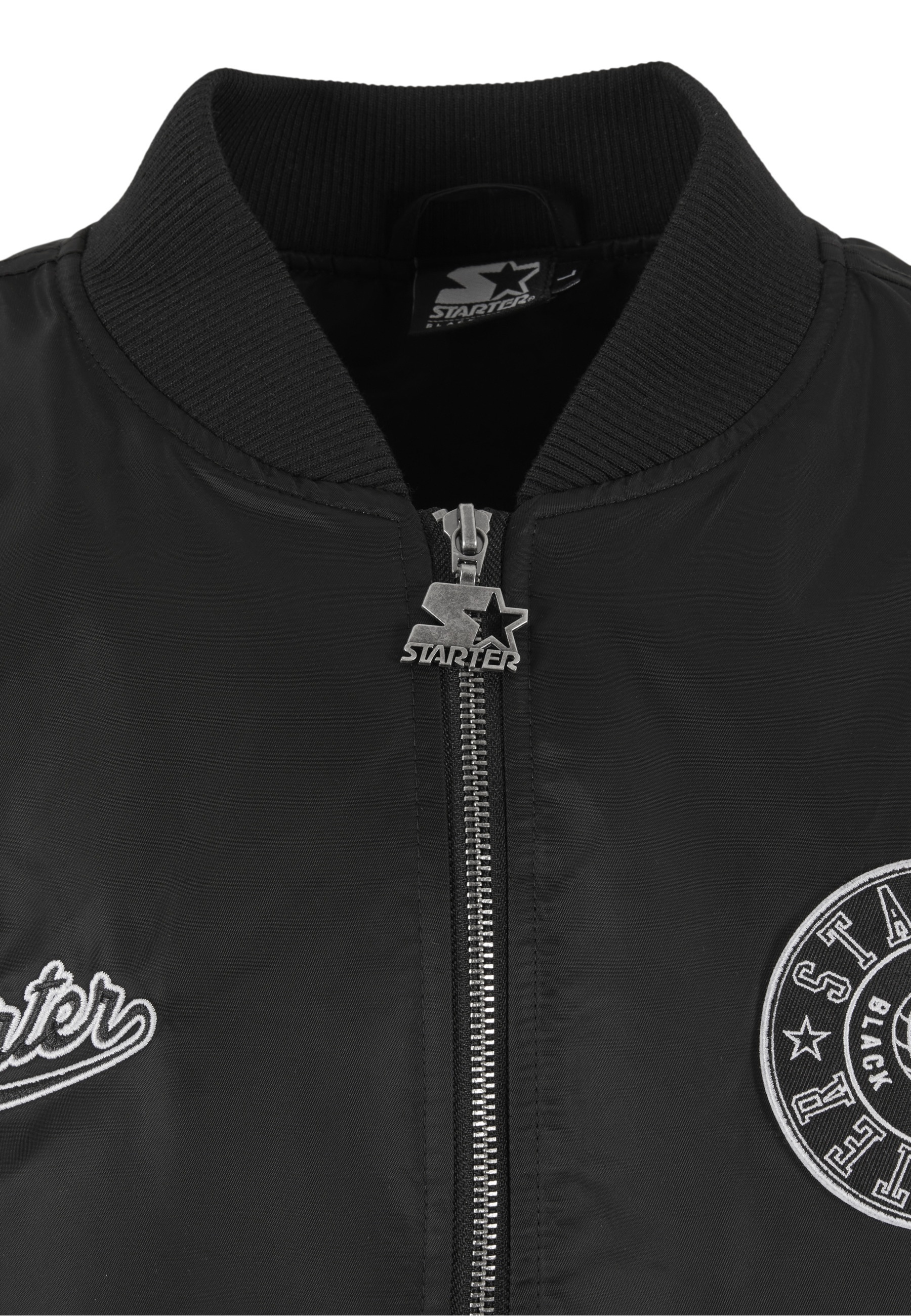 Starter Black Label Bomberjacke »Starter Black Label Starter Patch Bomberjacket« 1 Stk. tlg. ohne Kapuze