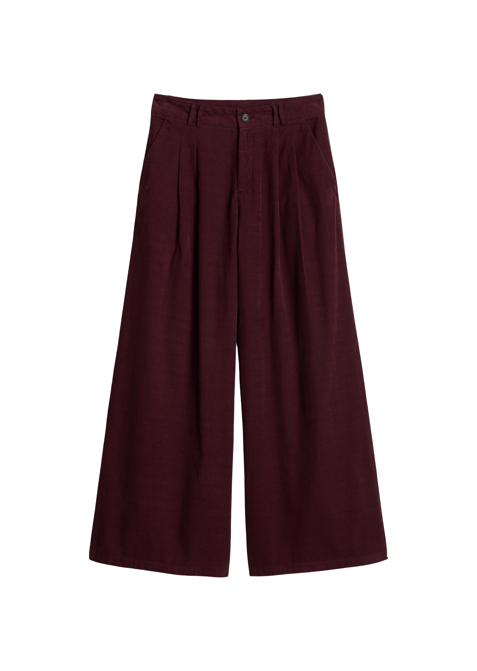 Marc O'Polo DENIM Cordhose  Bundfalten, wide aus Organic Cotton