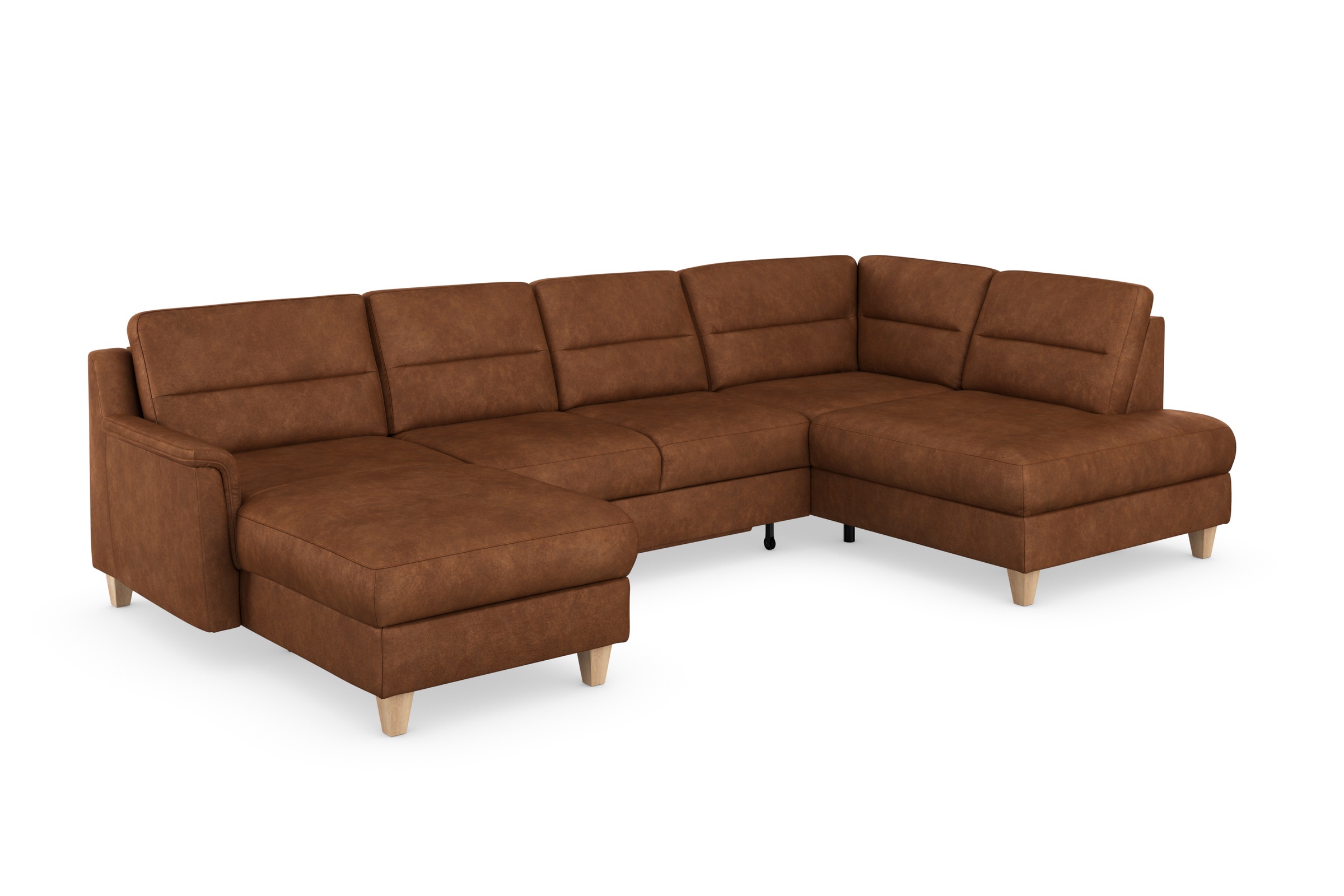 sit&more Wohnlandschaft »Farö U-Form«, inklusive Federkern, wahlweise mit Bettfunktion und Bettkasten