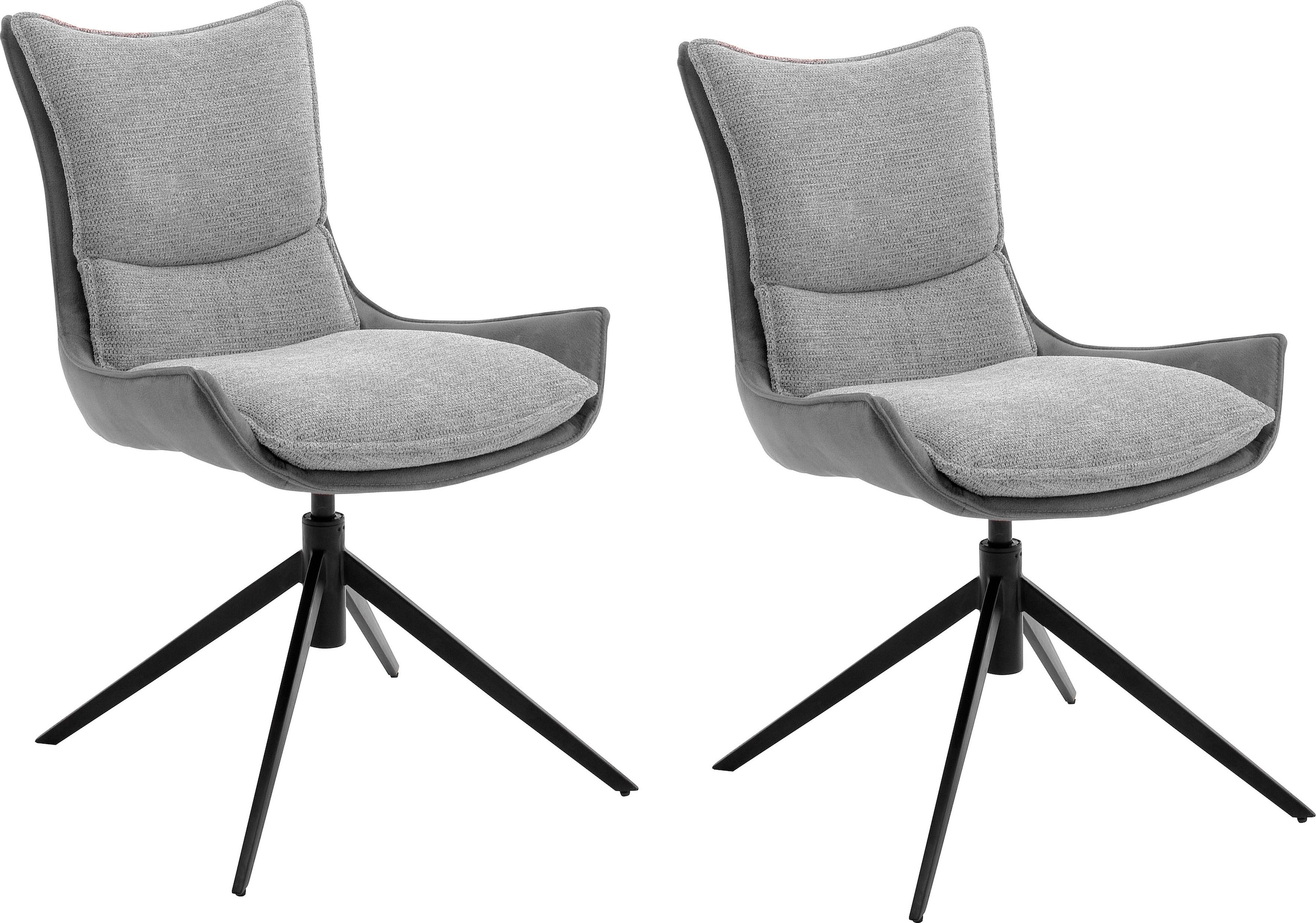MCA furniture 4-Fußstuhl »Kitami« (Set) 2 Stk. Esszimmerstuhl drehbar 360° günstig online kaufen