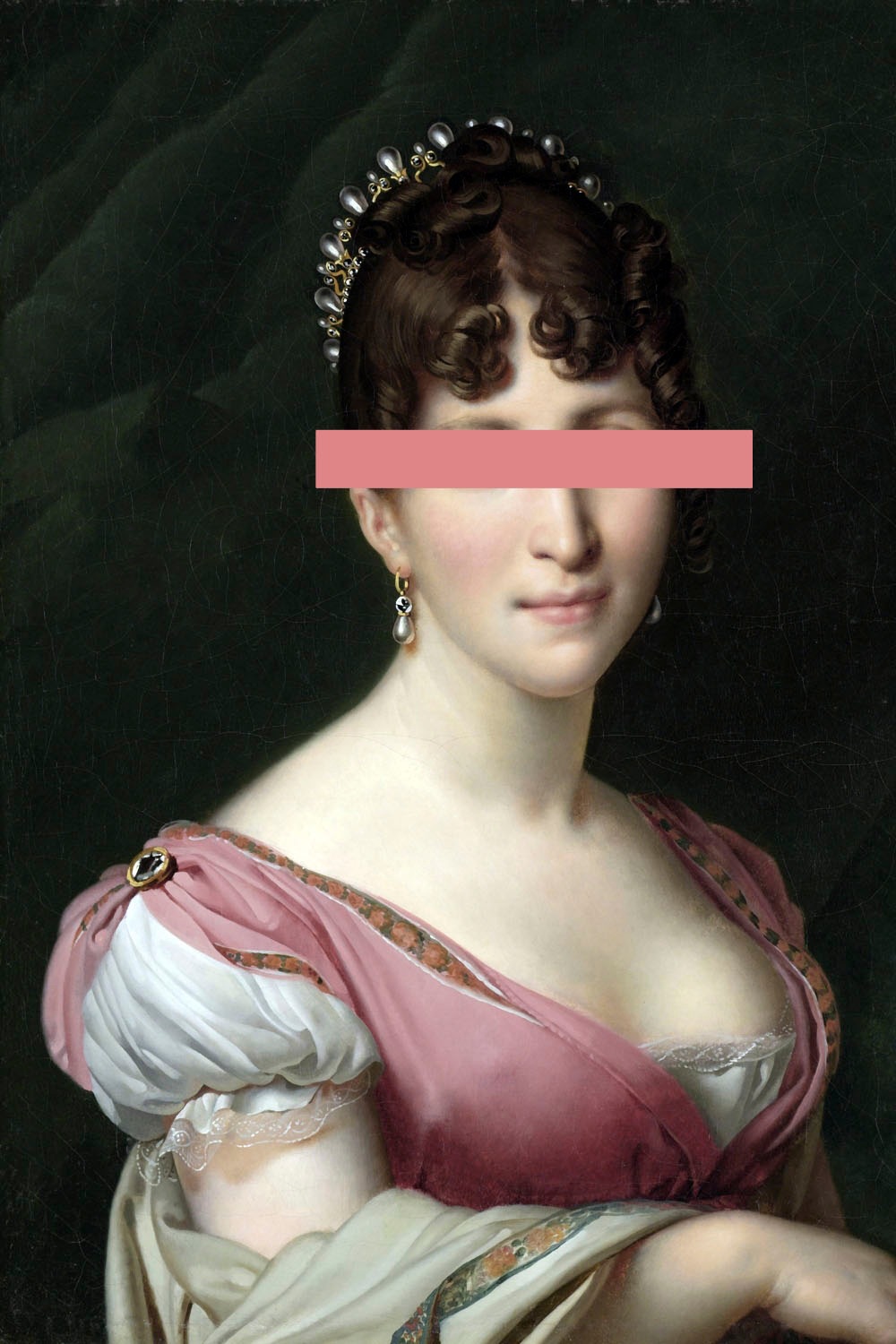 queence Acrylglasbild »Frau mit Farbklecks« Bilder von Frauen   Formen   Fr günstig online kaufen