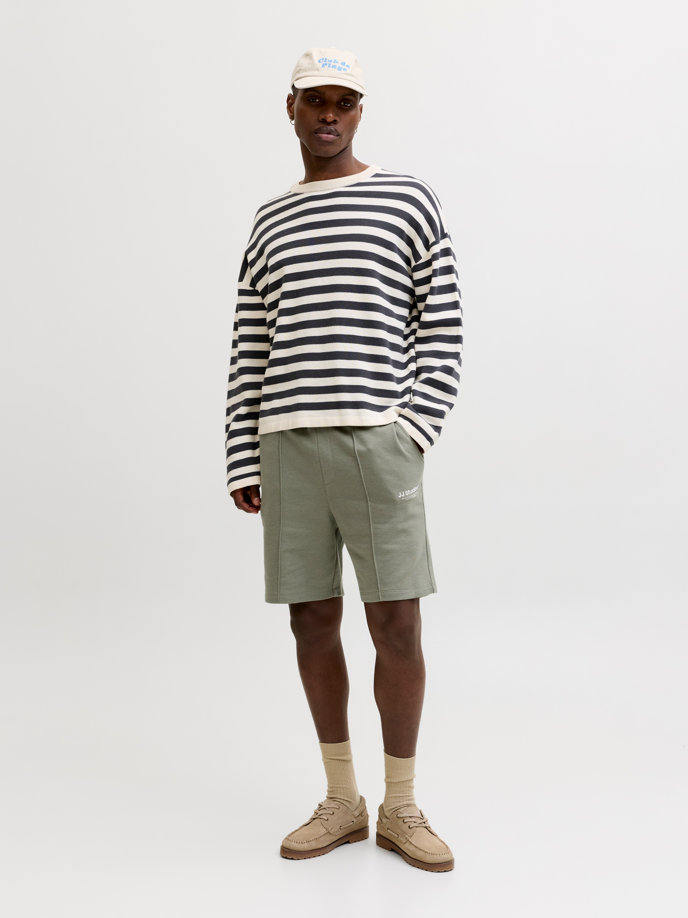 Jack & Jones Sweatshorts »JPSTKANE SOHO SWEAT SHORTS MID SN«  Baumwollmischung, loose fit