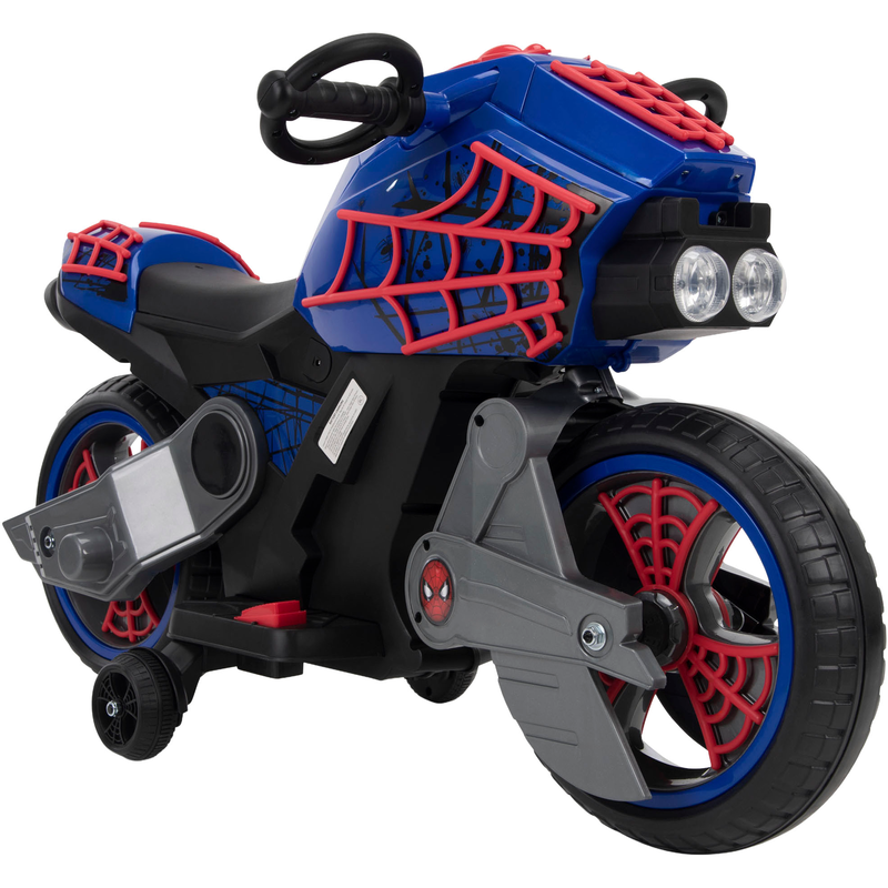 HUFFY Elektro-Kindermotorrad »Marvel Spider-Man Aufsitz-Motorrad für Kinder mit 7.2V-Batterie« ab 3 Jahren bis 30 kg blau Dieses Kindermotorrad...