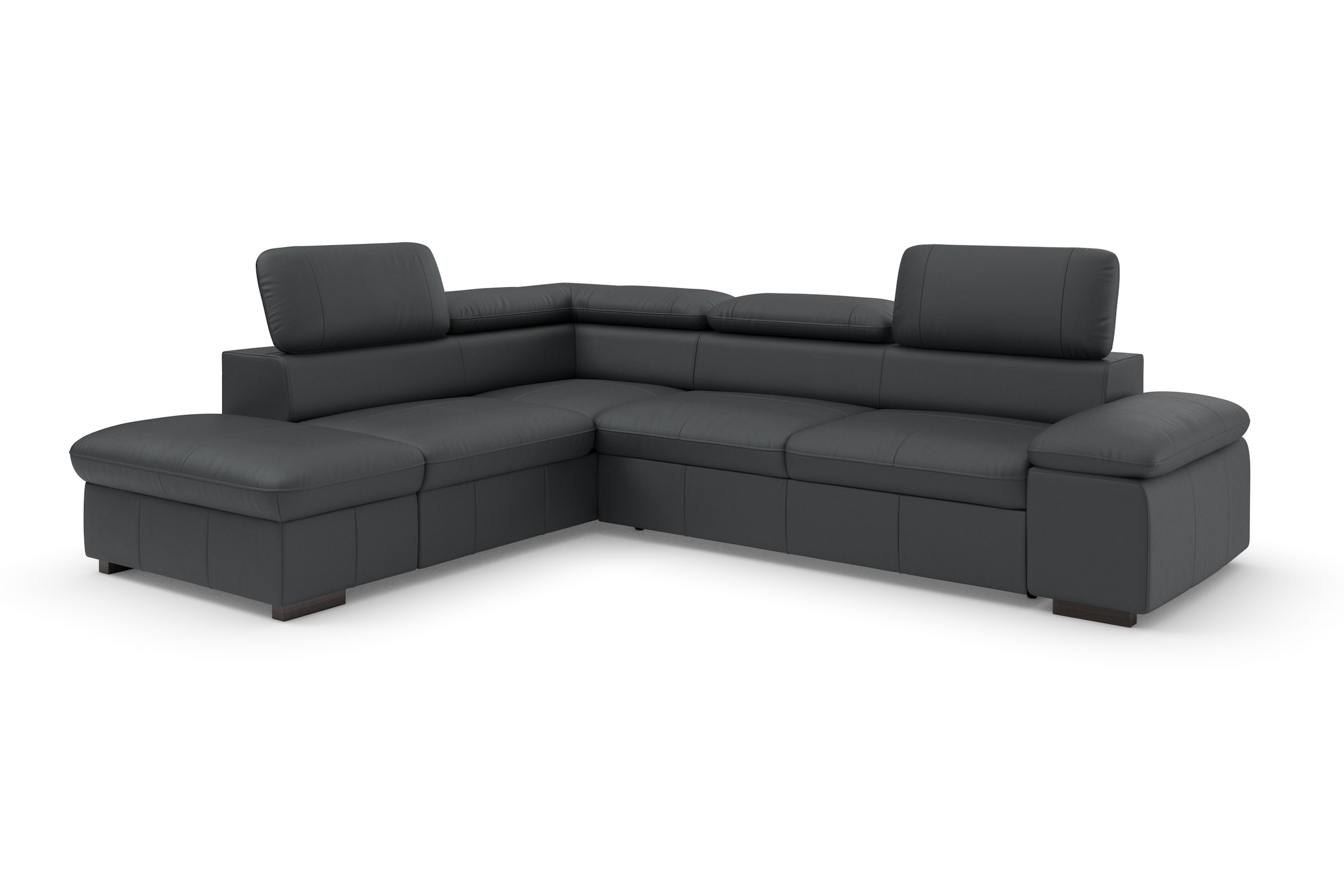Home affaire Ecksofa »Alberto L-Form«, mit Kopfteilverstellung, wahlweise mit Bettfunktion