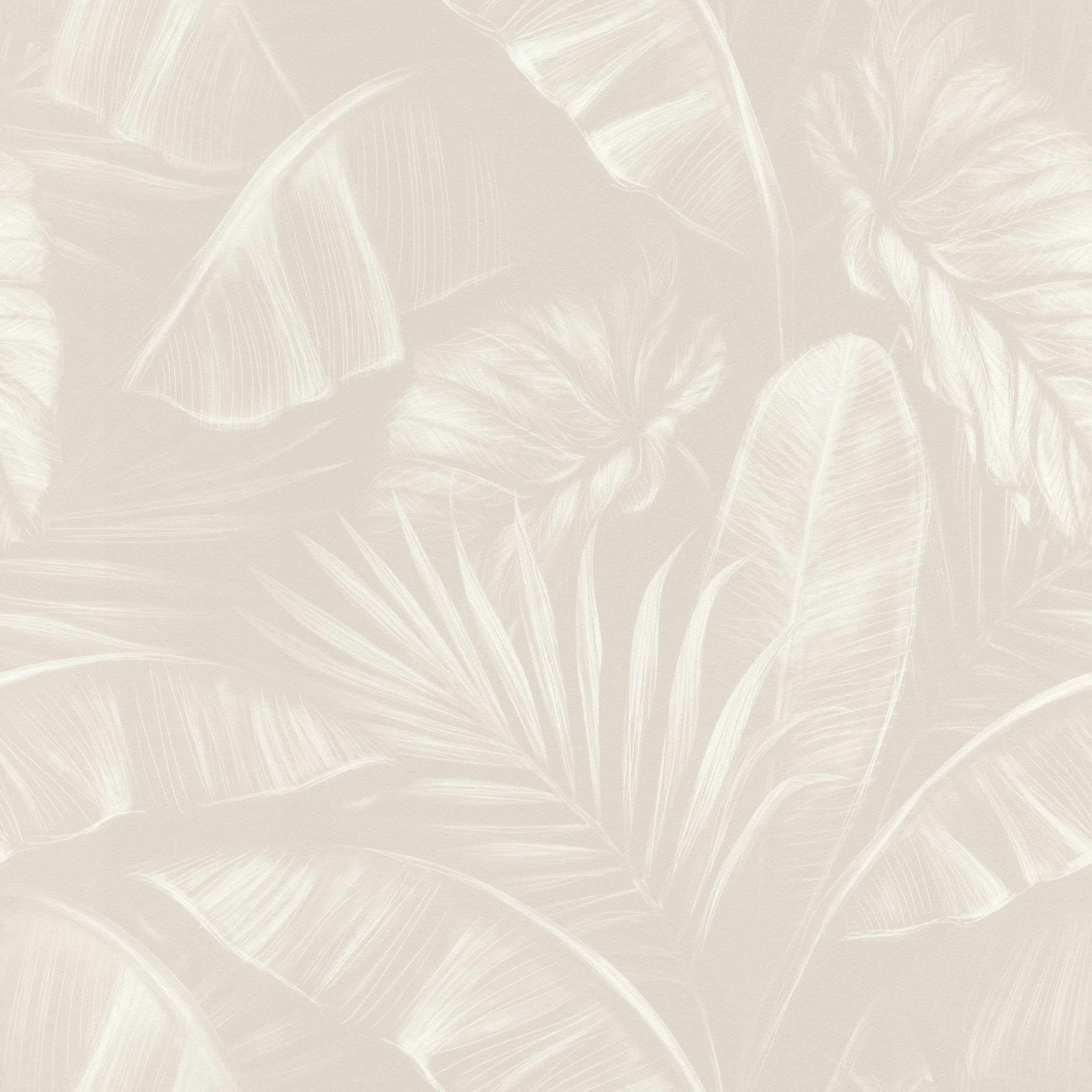 s.Oliver Papiertapete »mit exotischen Blättern«, botanisch, mit Palmenblättern