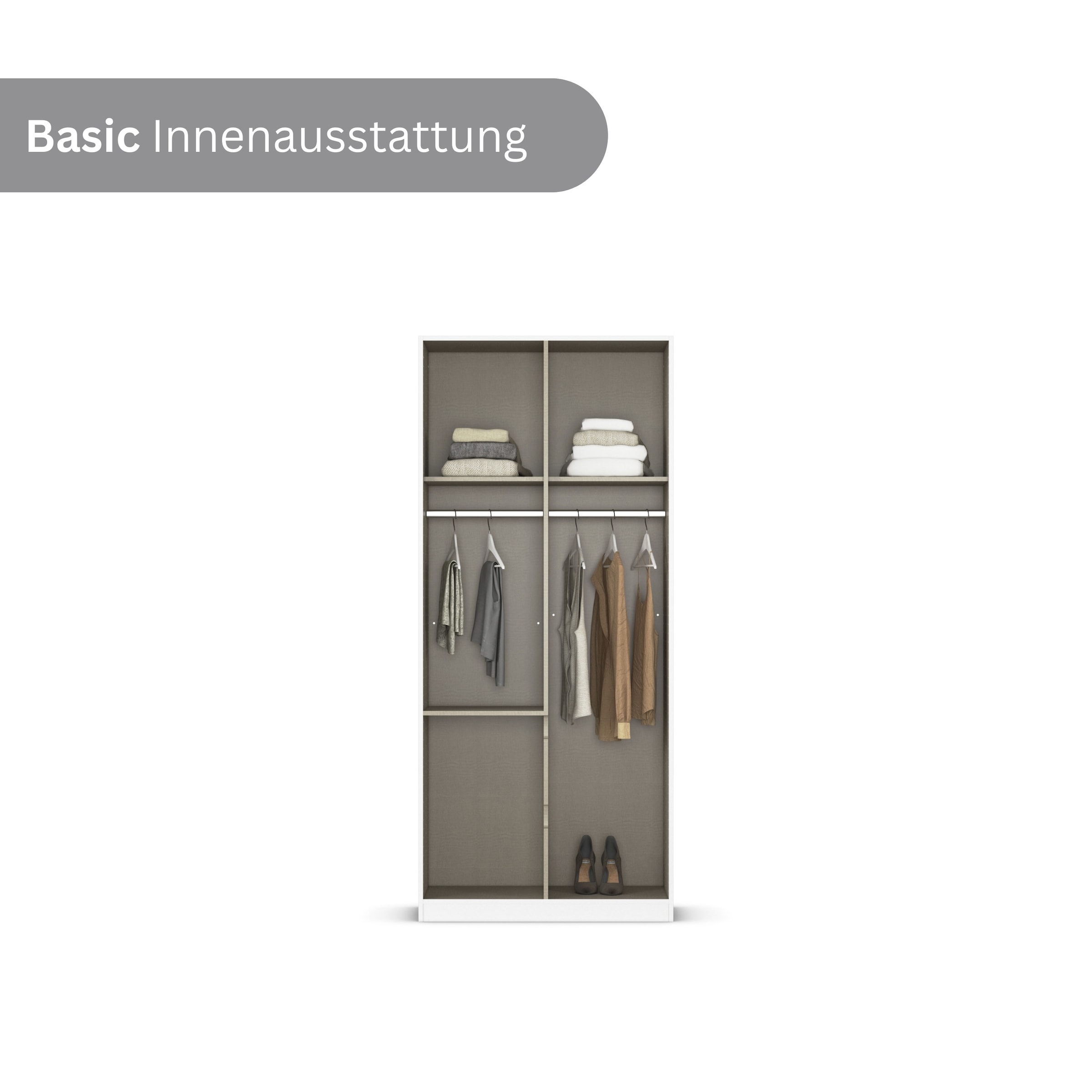 rauch Drehtürenschrank "Kleiderschrank Schrank mit Spiegel Garderobe Garder günstig online kaufen