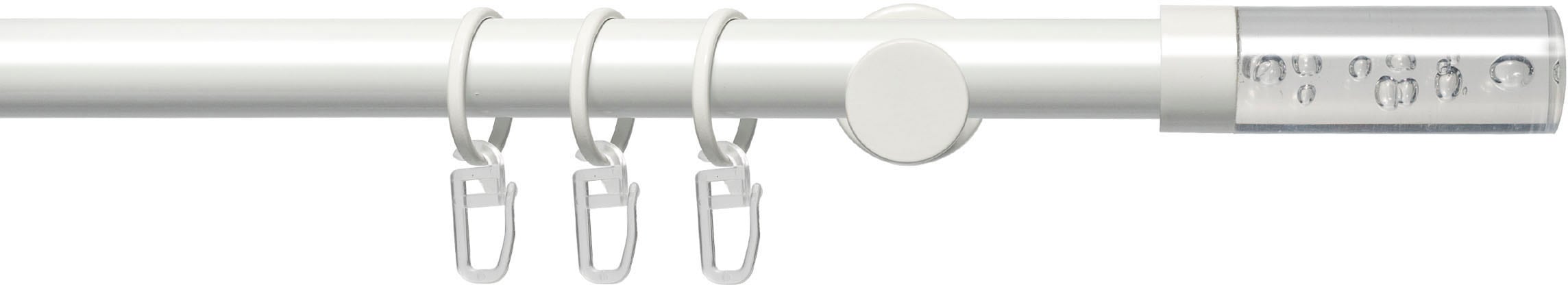 Liedeco Gardinenstange »Fertigstilgarnitur 20 mm Power Zylinder Acryl«, 1 l günstig online kaufen