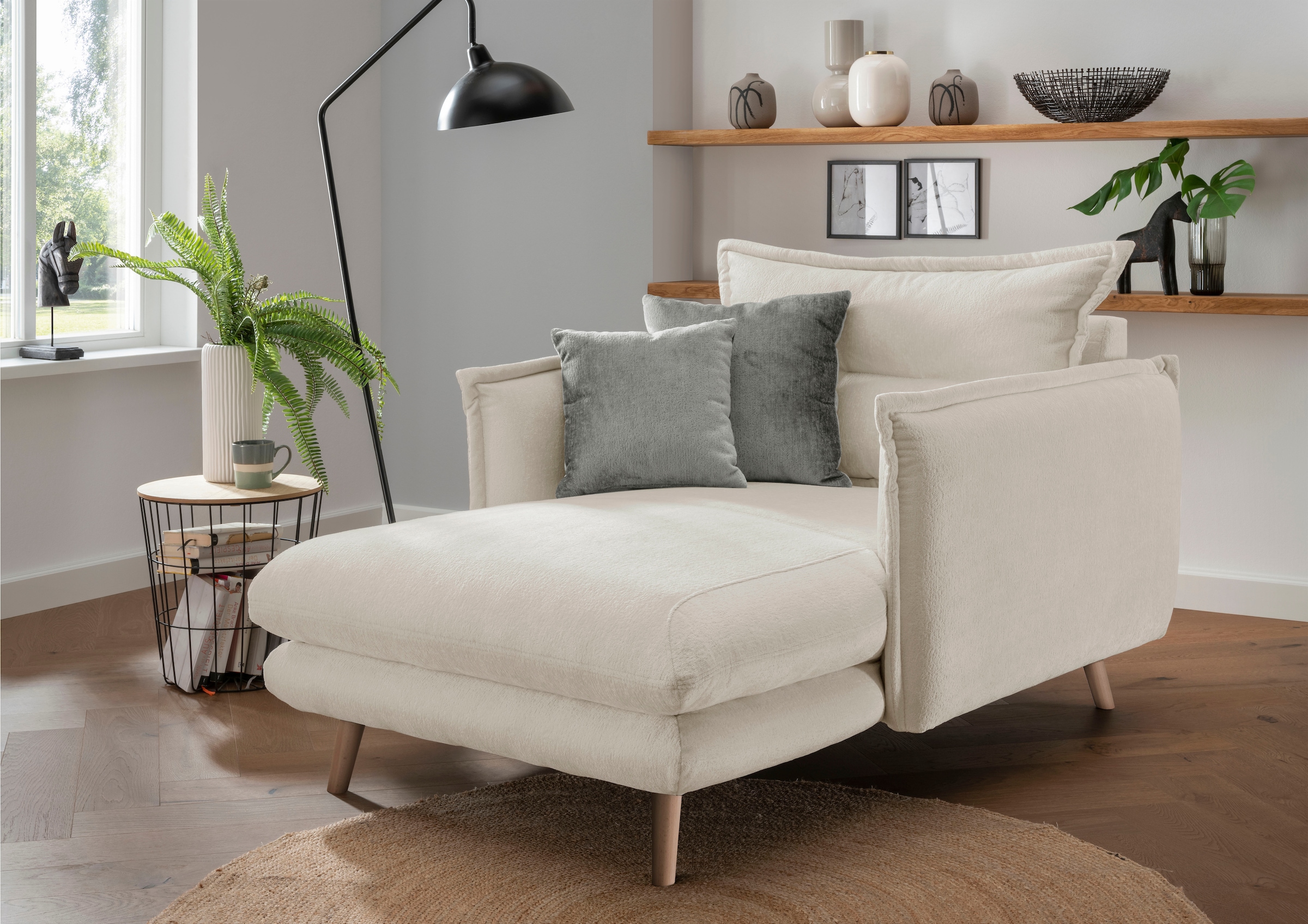 Home affaire Loveseat »Lazio« moderner Sessel mit einer bequemen Polsterung günstig online kaufen