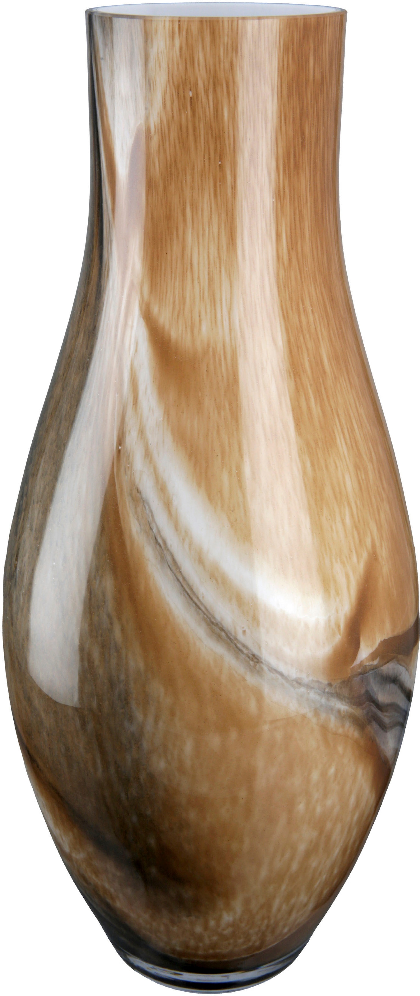 GILDE Tischvase »Draga, Höhe ca. 40 cm« dekorative Vase aus Glas, Blumenvas günstig online kaufen