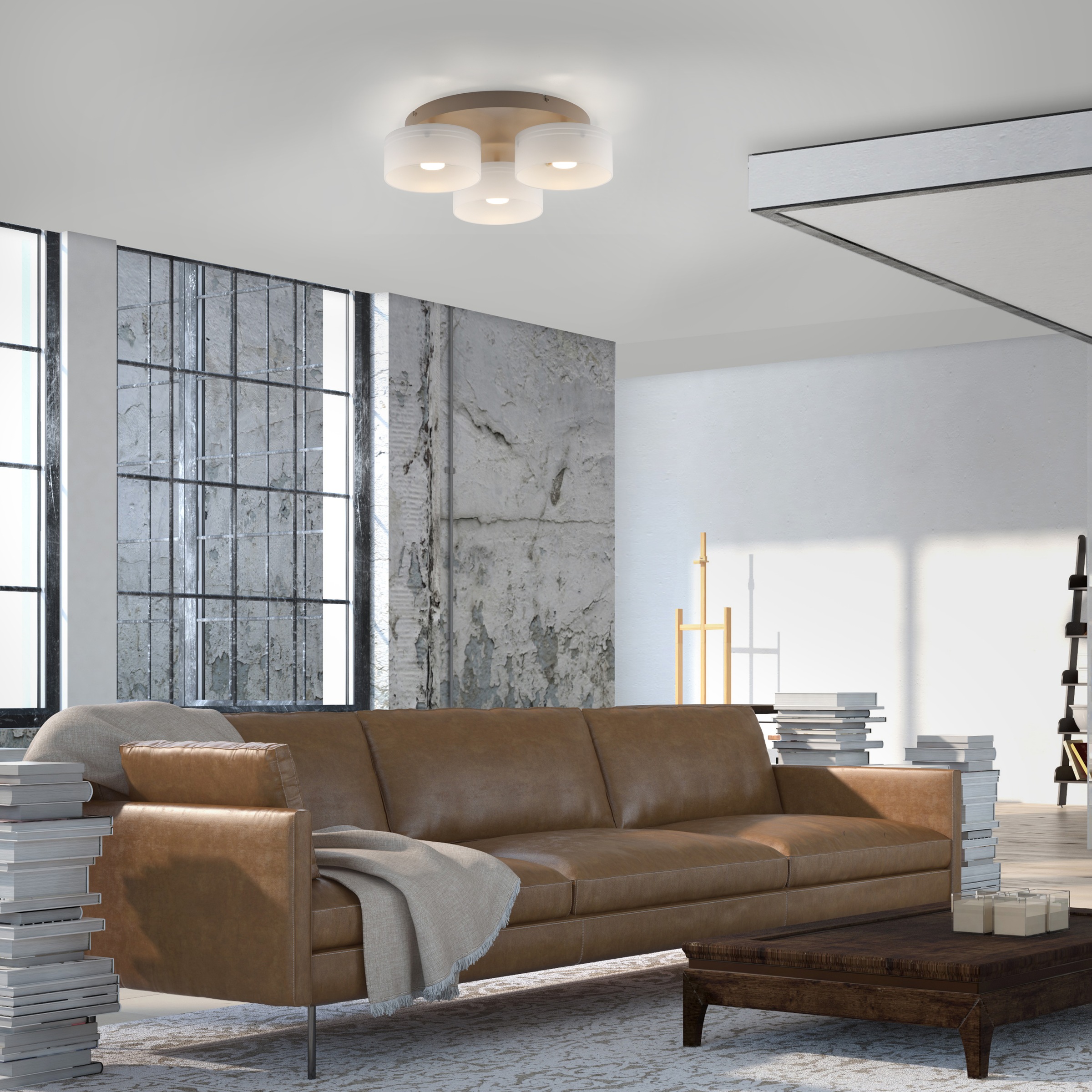 Paul Neuhaus LED Deckenleuchte »MARIKA« LED-Board 1 Stk. Warmweiß Stufenlos günstig online kaufen