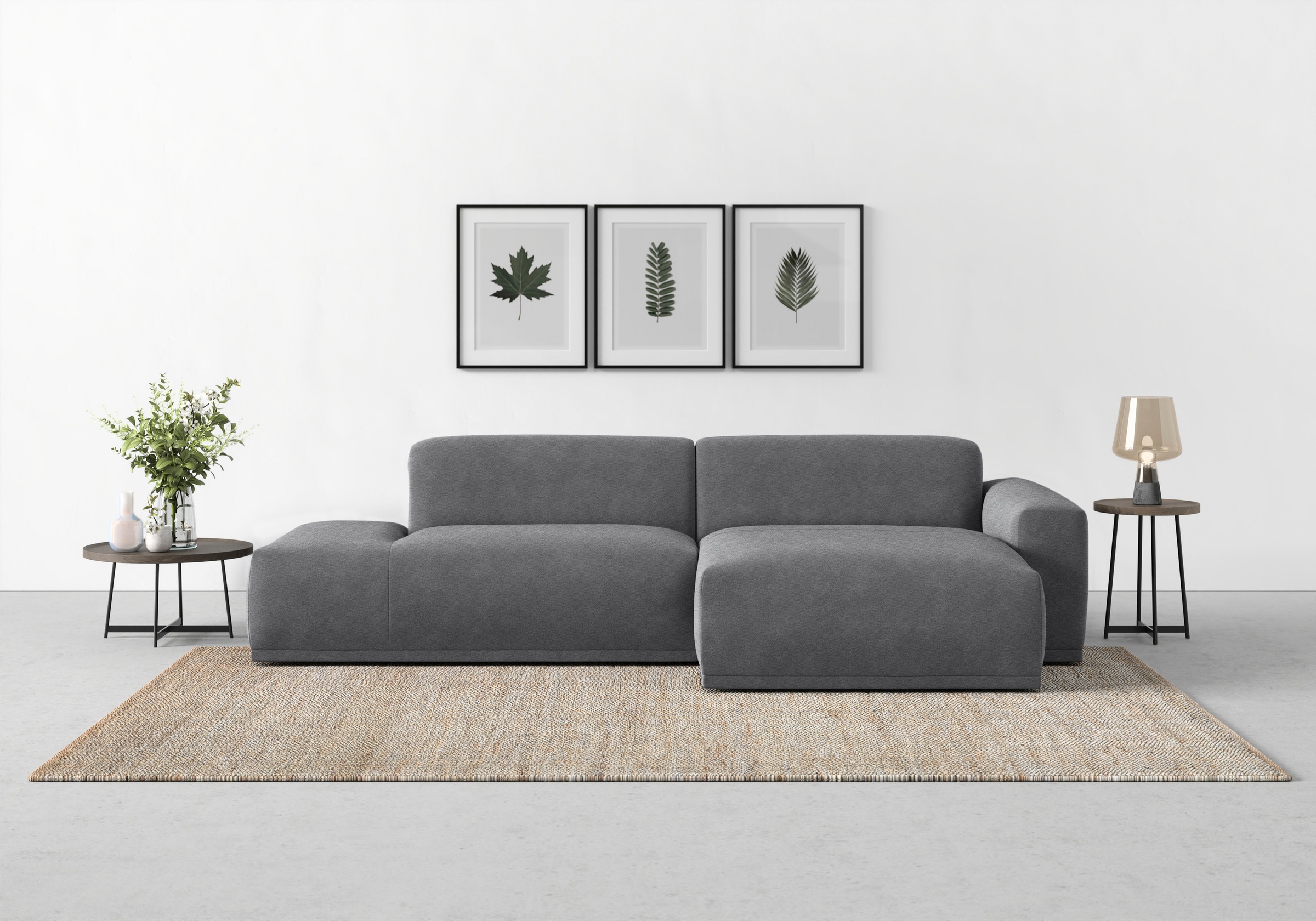 TRENDMANUFAKTUR Ecksofa »Braga, mit hochwertigem Kaltschaum, L-Form, in Cor günstig online kaufen