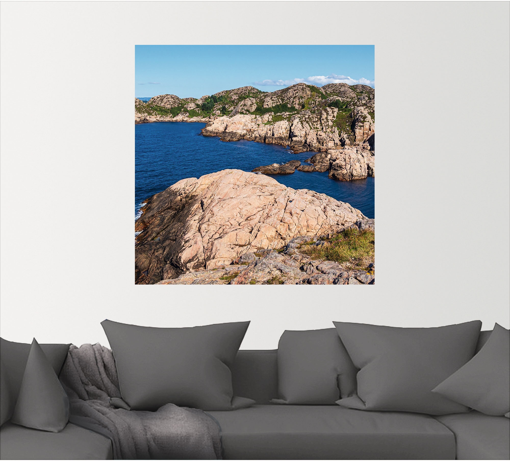 Artland Wandfolie »Halbinsel Lindesnes in Norwegen«, Küstenbilder, (1 St.), selbstklebend