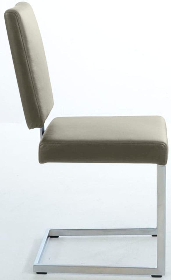 K+W Komfort & Wohnen Freischwinger, Leder Longlife BRONCO, stabiles Hochkantgestell, in Leder oder Microfaser
