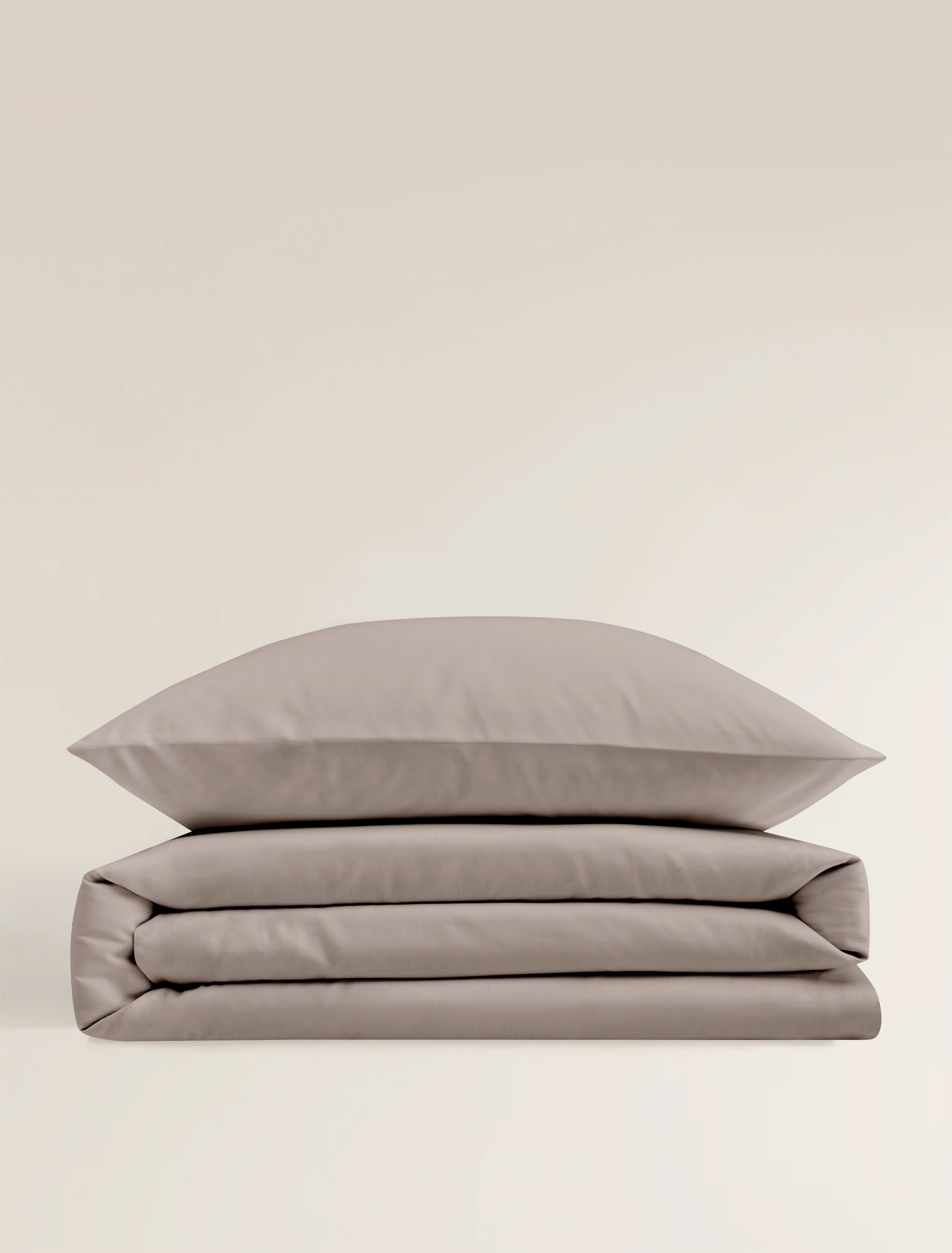 BIERBAUM Bettwäsche »Elegant uni«, Mako-Satin, 100 % Baumwolle, Uni, pflegeleicht
