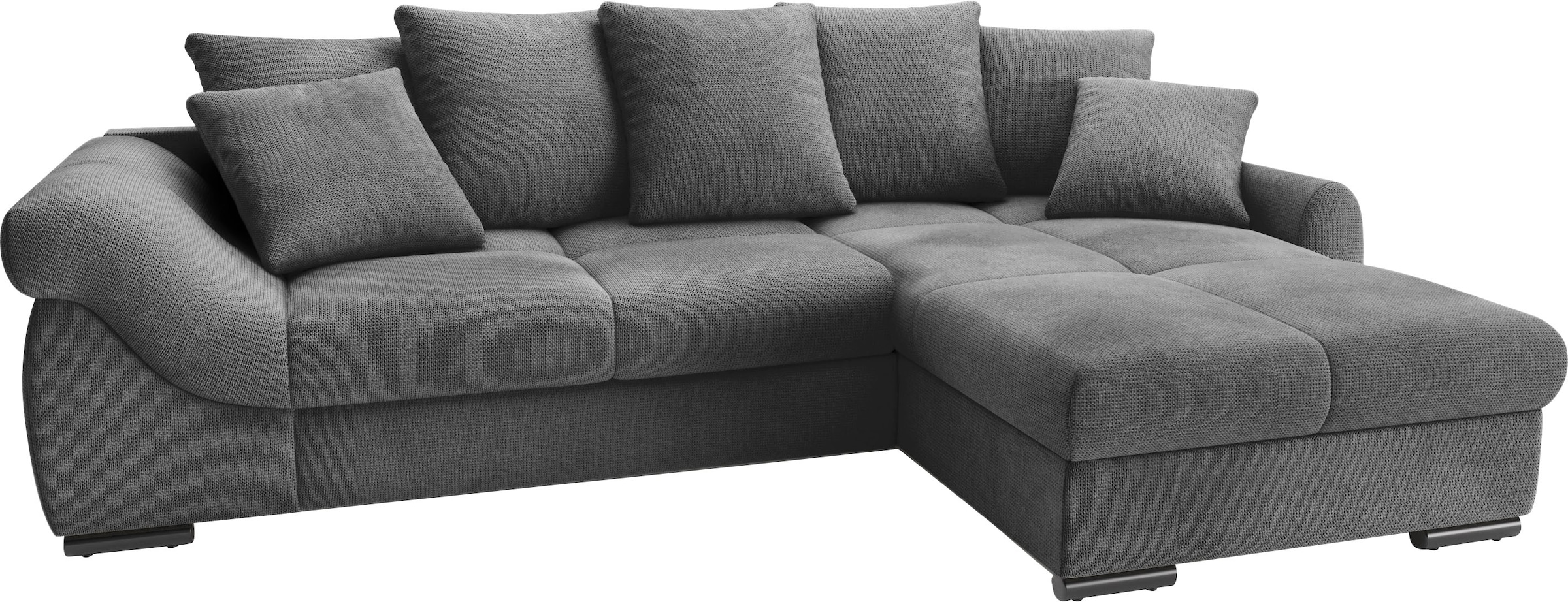 Mr. Couch Ecksofa »Livorno DuraFlex L-Form«, inkl. Hochschläfer-Bettauszug, günstig online kaufen