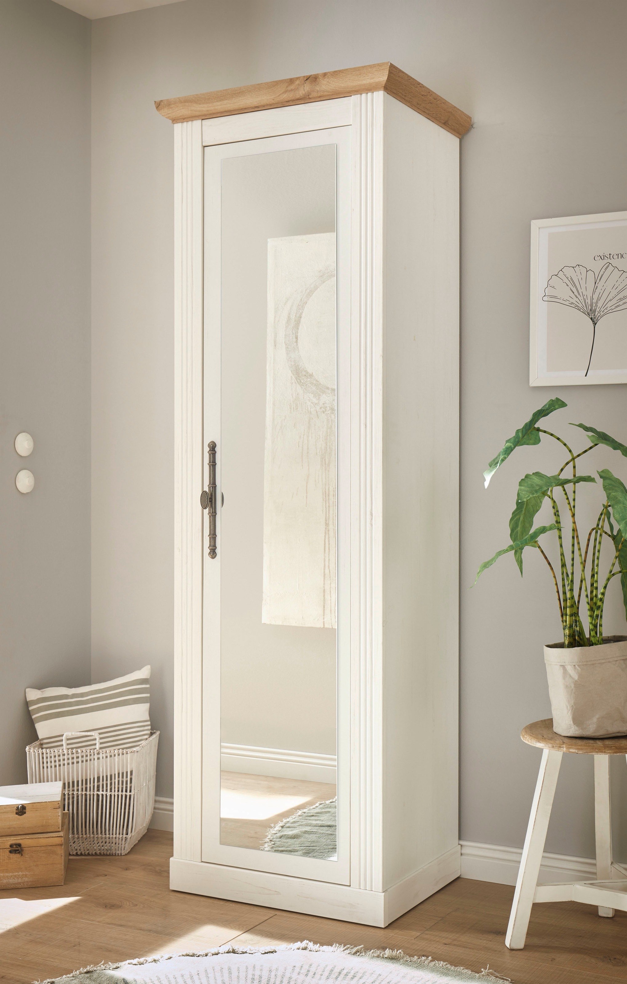 Home affaire Schuhschrank »WESTMINSTER TOPSELLER!«, (Höhe ca. 203 cm), im romantischen Landhausstil