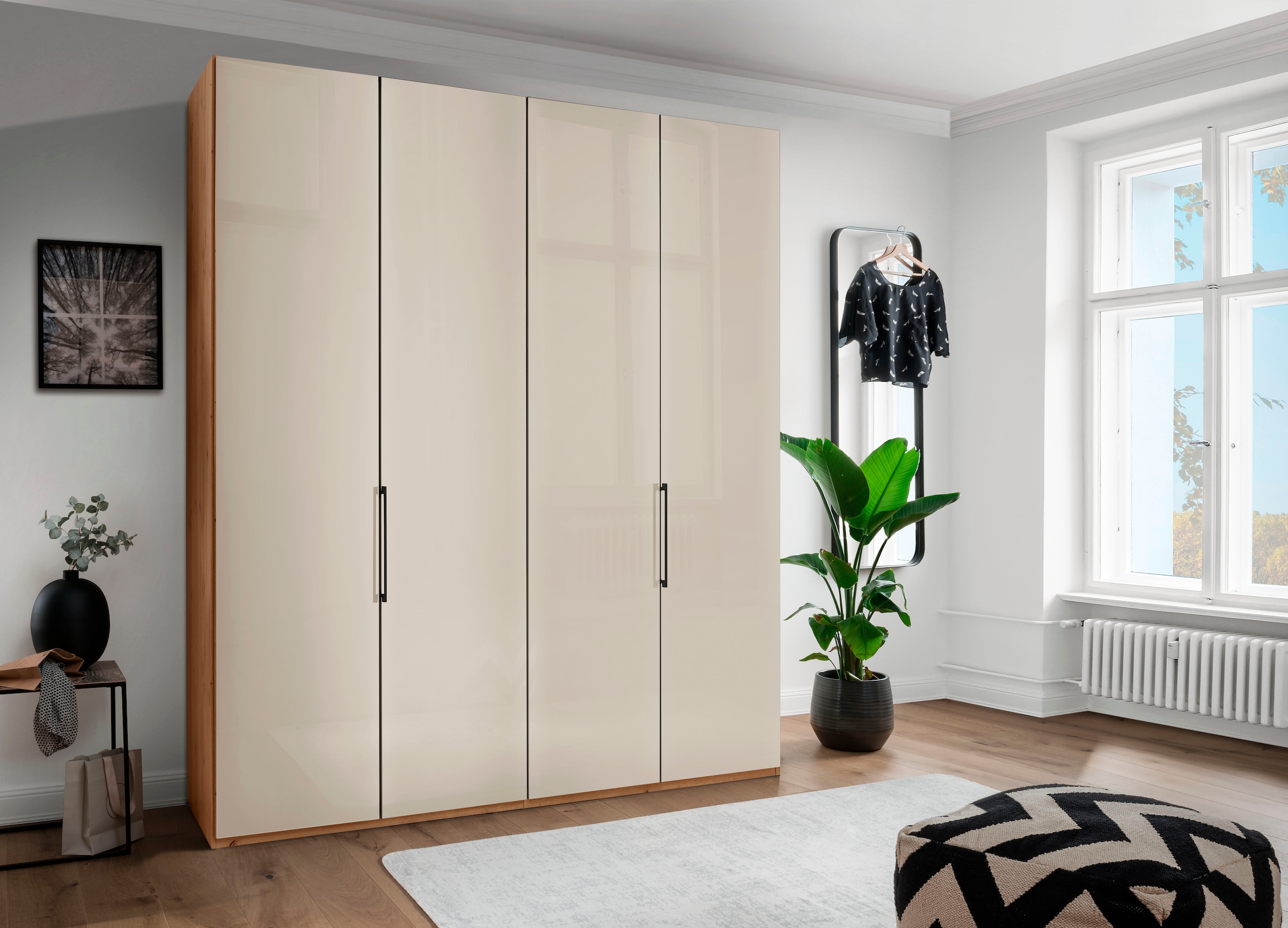 WIEMANN Drehtürenschrank "Monaco, Made in Germany, edle Glasfront, in versc günstig online kaufen