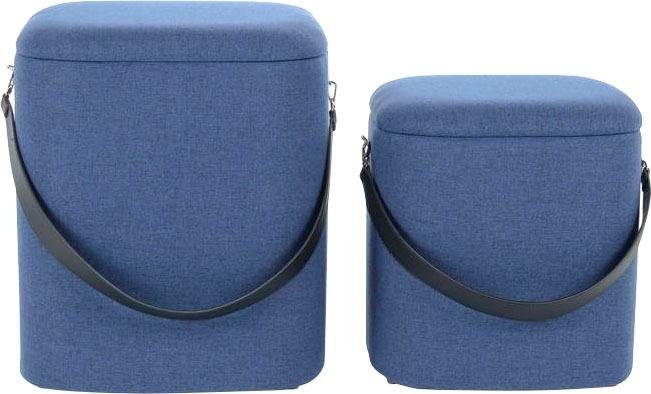 Kayoom Hocker »Arabella 225 2er-Set, abnehmbare Sitzfläche, Lagerfläche im günstig online kaufen