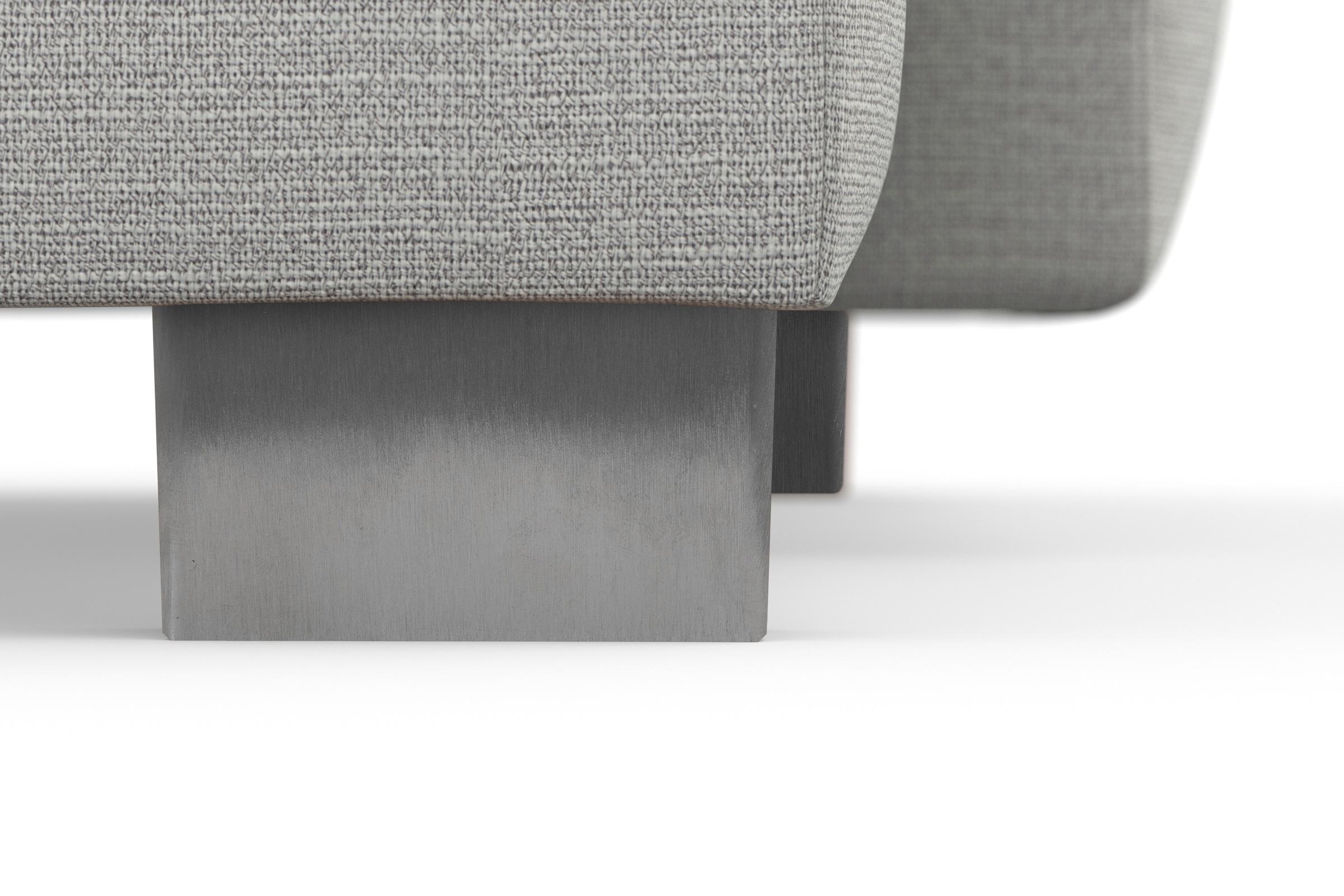 sit&more Wohnlandschaft »Dundee U-Form«, mit Federkern und Edelstahlfüßen, wahlweise mit Kopfteilverstellung