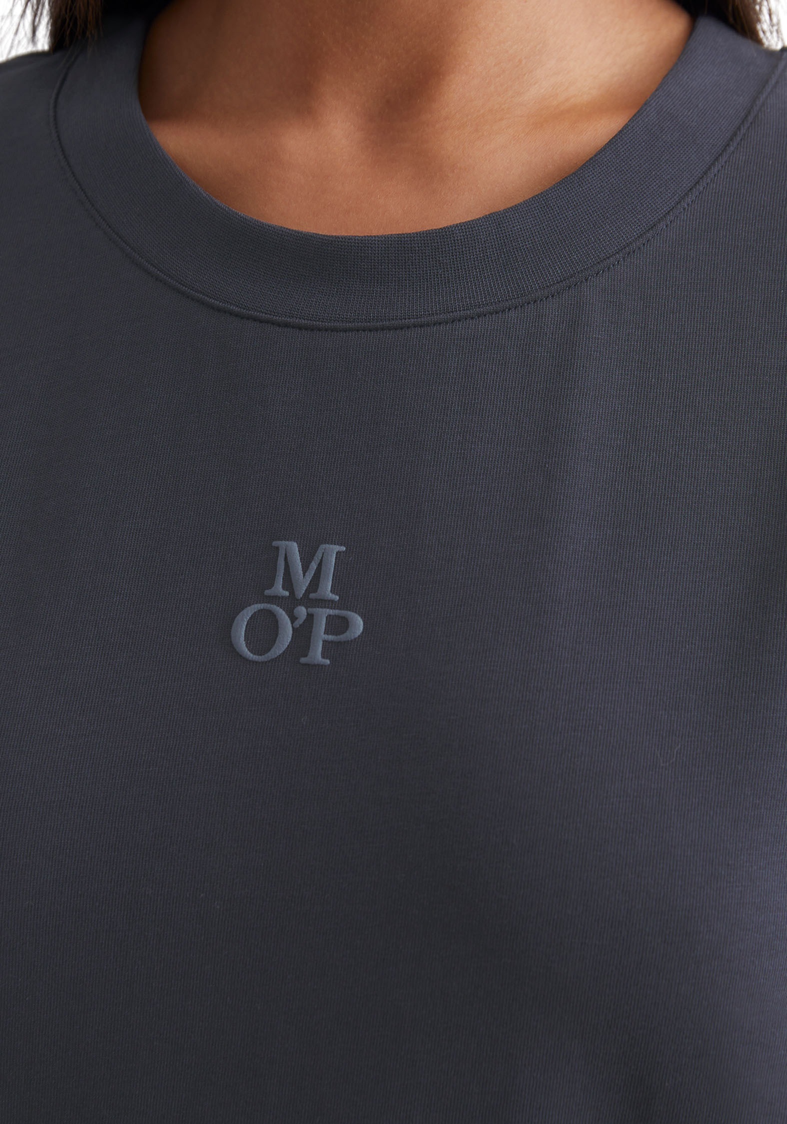 Marc O'Polo Nachthemd »Heavy Jersey-Woven«, mit hohen Seitennaht-Schlitze