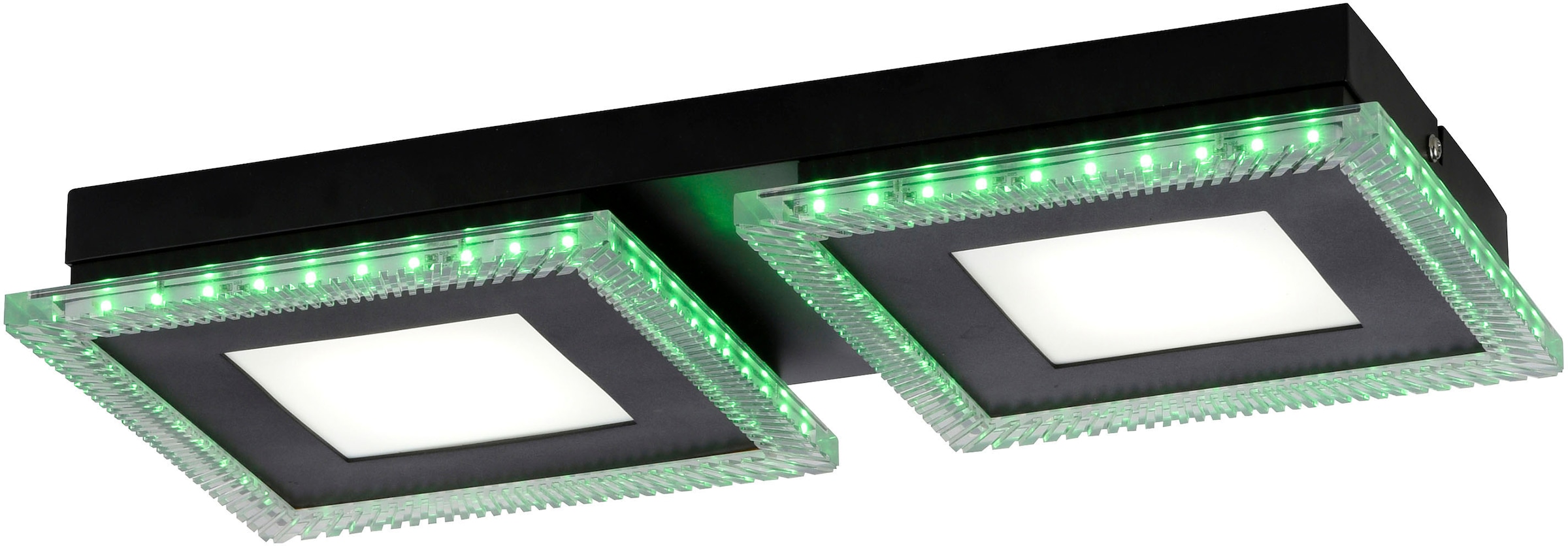 JUST LIGHT LED Deckenleuchte »ACRI«, 2 flammig, Leuchtmittel LED-Board-LED- günstig online kaufen