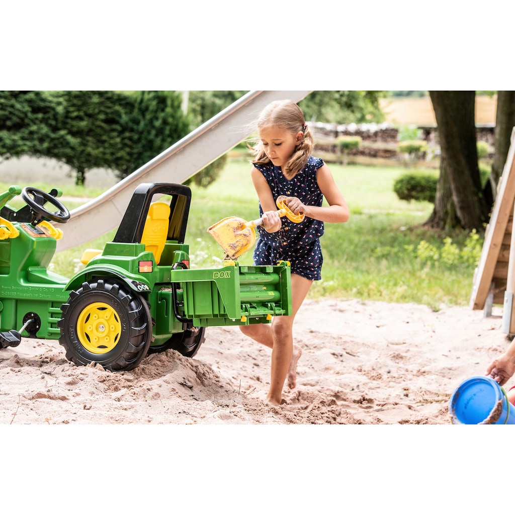 Rolly Toys Kinderfahrzeug-Anhänger, Anhängerbox für Tretfahrzeug