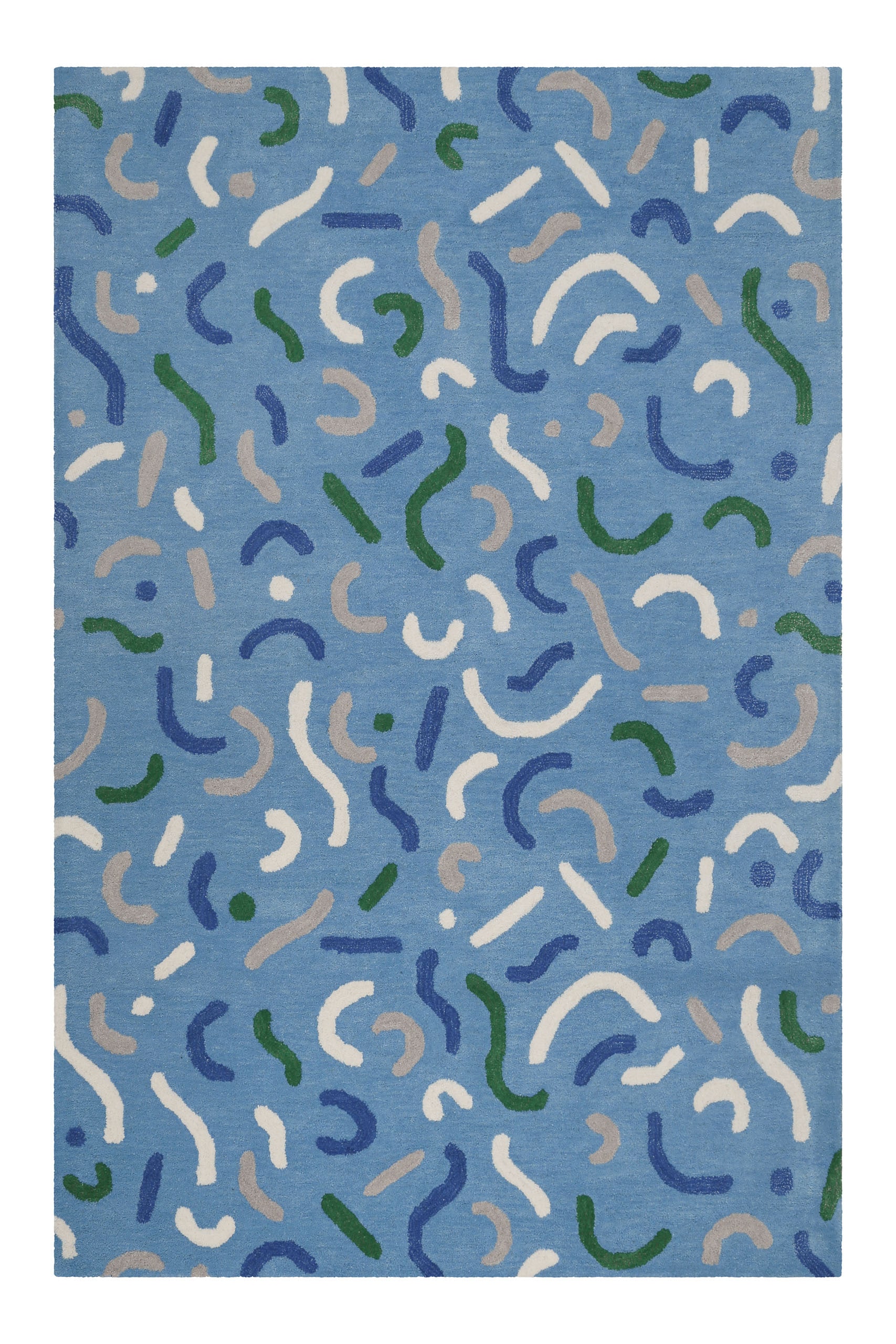 SMART KIDS Kinderteppich »Confetti« rechteckig 16 mm Höhe Kinder- & Spielteppich, Hoch-Tief-Effekt, Schurwolle, Kinderzimmer