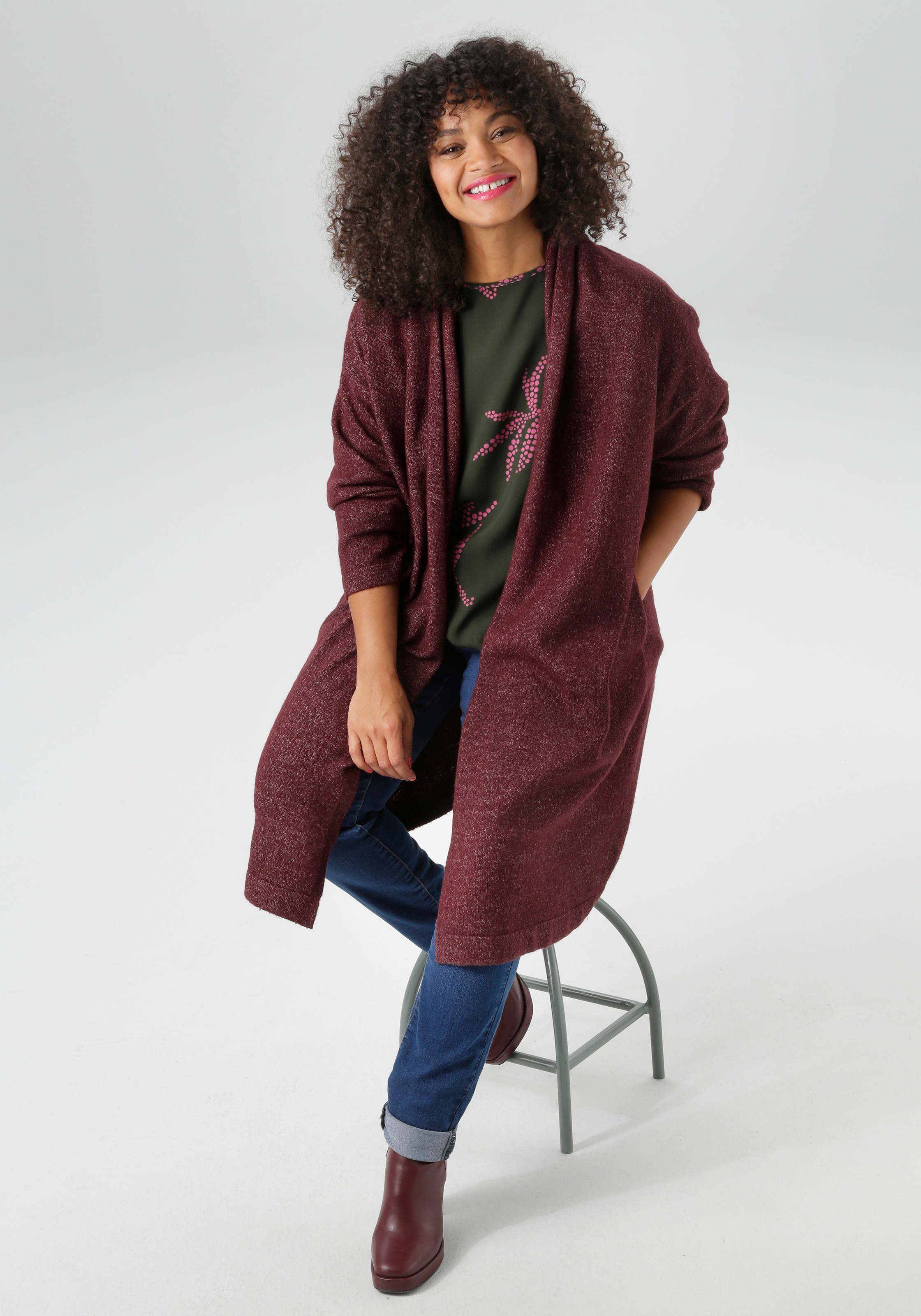 Aniston PLUS Strickjacke in kuscheliger Qualität - NEUE KOLLEKTION