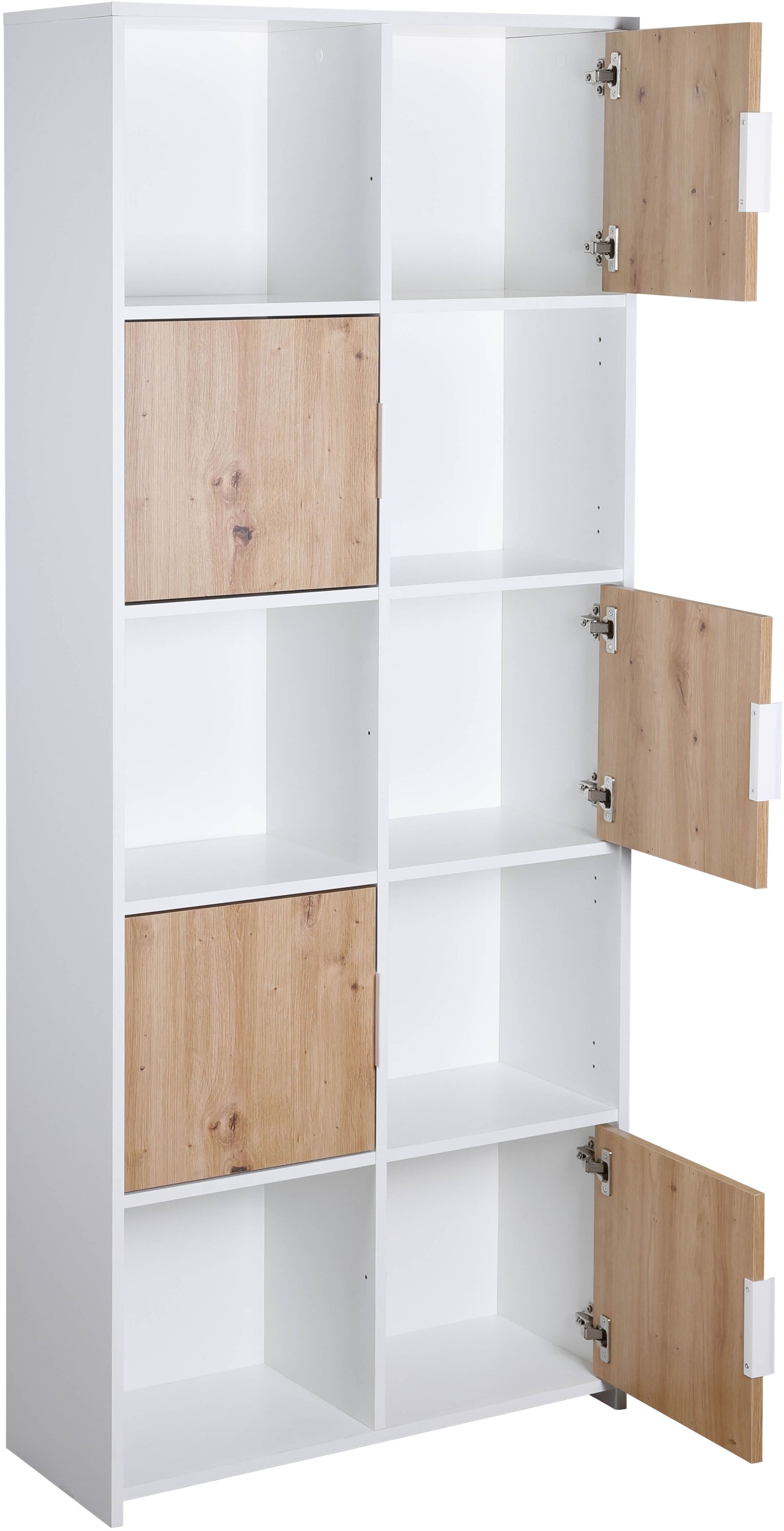 Inter Link Bücherregal »Bücherregal Pepeto« 1 Stk. tlg. Modular, individuelle Gestaltung, BxTxH: ca. 77 x 30 x 185 cm
