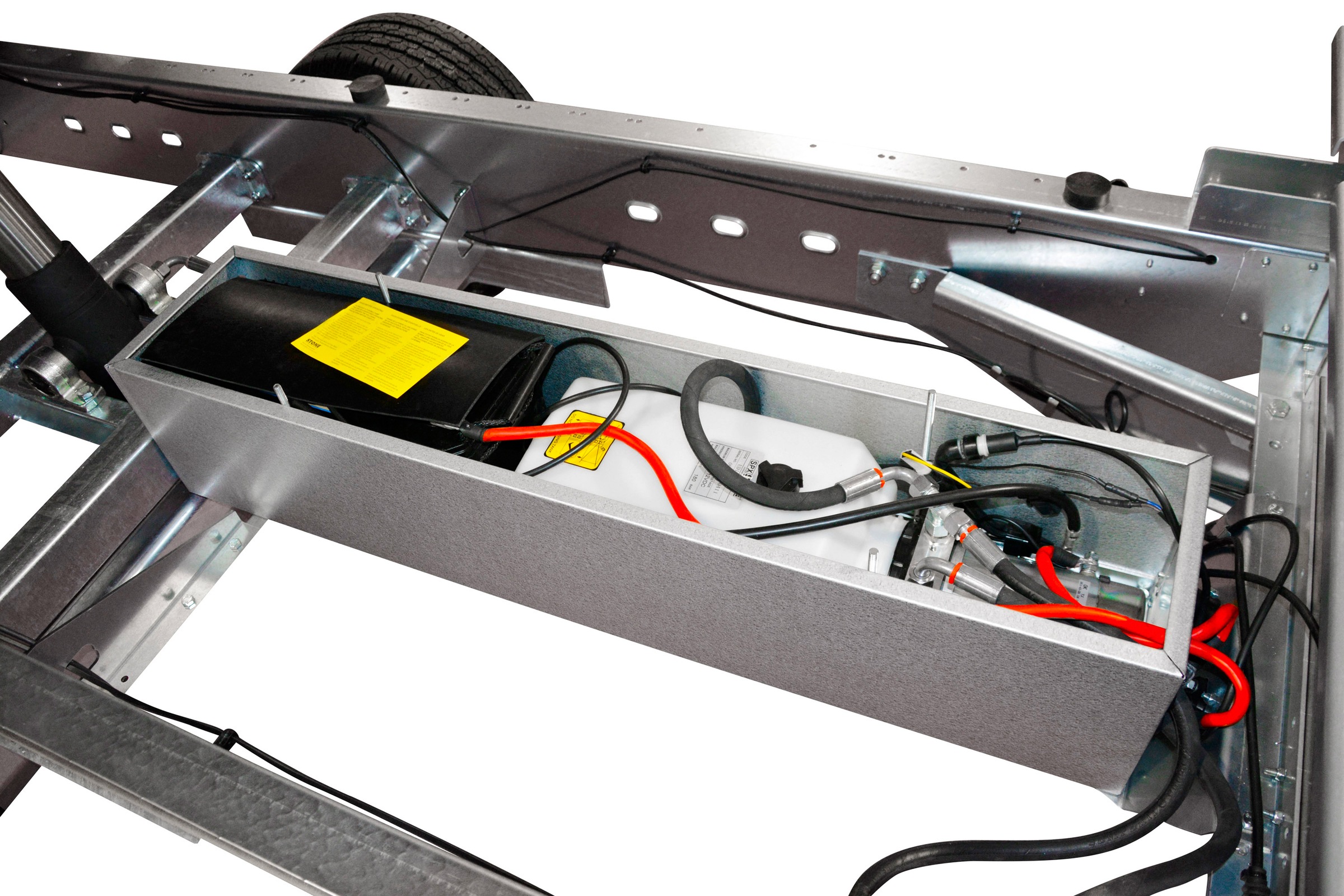 STEMA PKW-Anhänger »Rückwärtskipper 2,7 t«, inkl. elektrischer Hydraulik