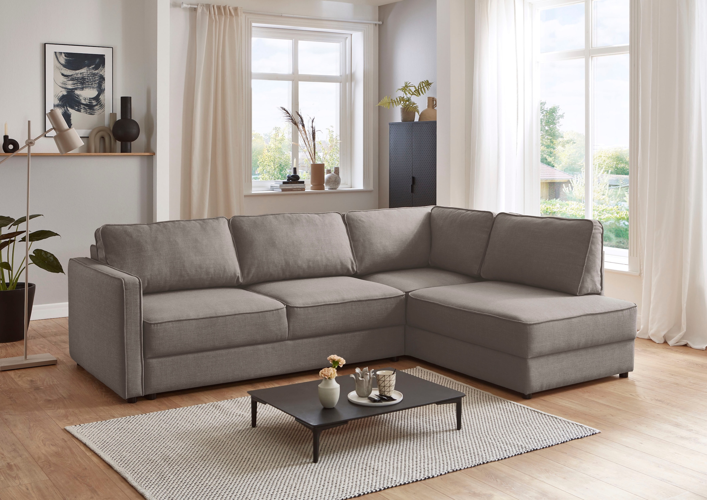 ATLANTIC home collection Schlafsofa »Chill«, Ecksofa mit Bettfunktion und B günstig online kaufen
