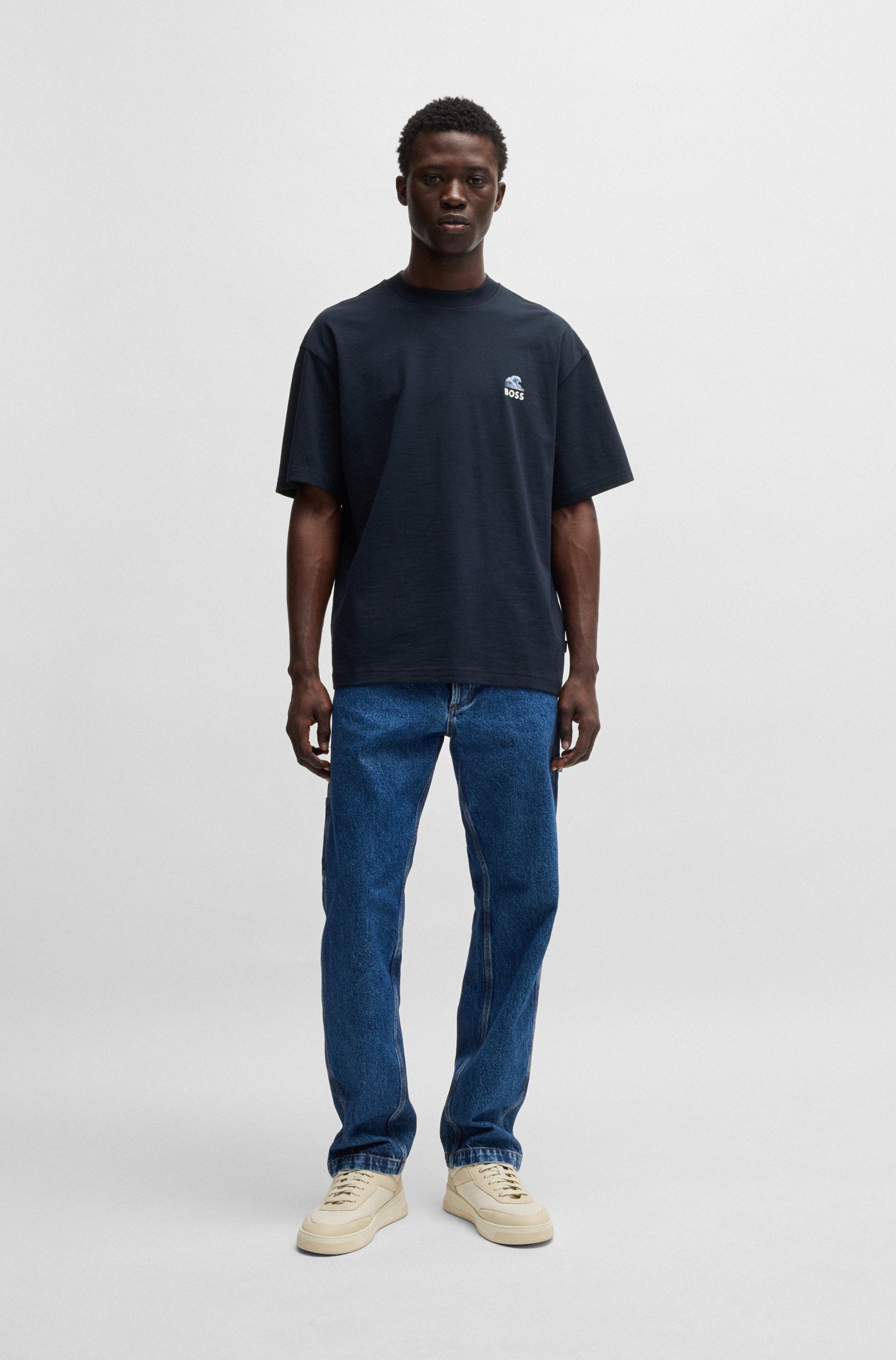 BOSS ORANGE T-Shirt »Te numbers«, mit großem Aufdruck hinten
