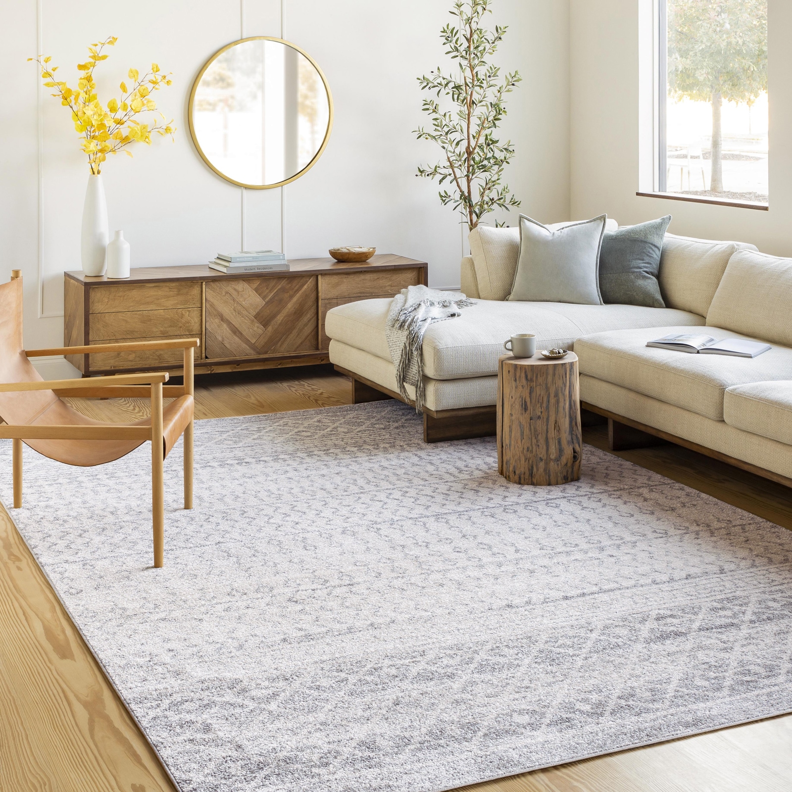 Livabliss Teppich »NICE«, rechteckig, 8 mm Höhe, Skandi Design, Boho Kurzfl günstig online kaufen