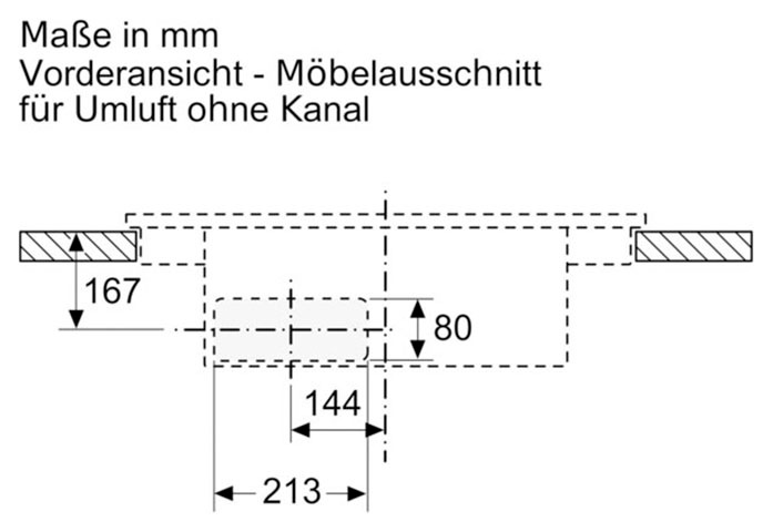 NEFF Kochfeld mit Dunstabzug »T48CD7AX2«, T48CD7AX2, mit einfacher Touch Control Bedienung