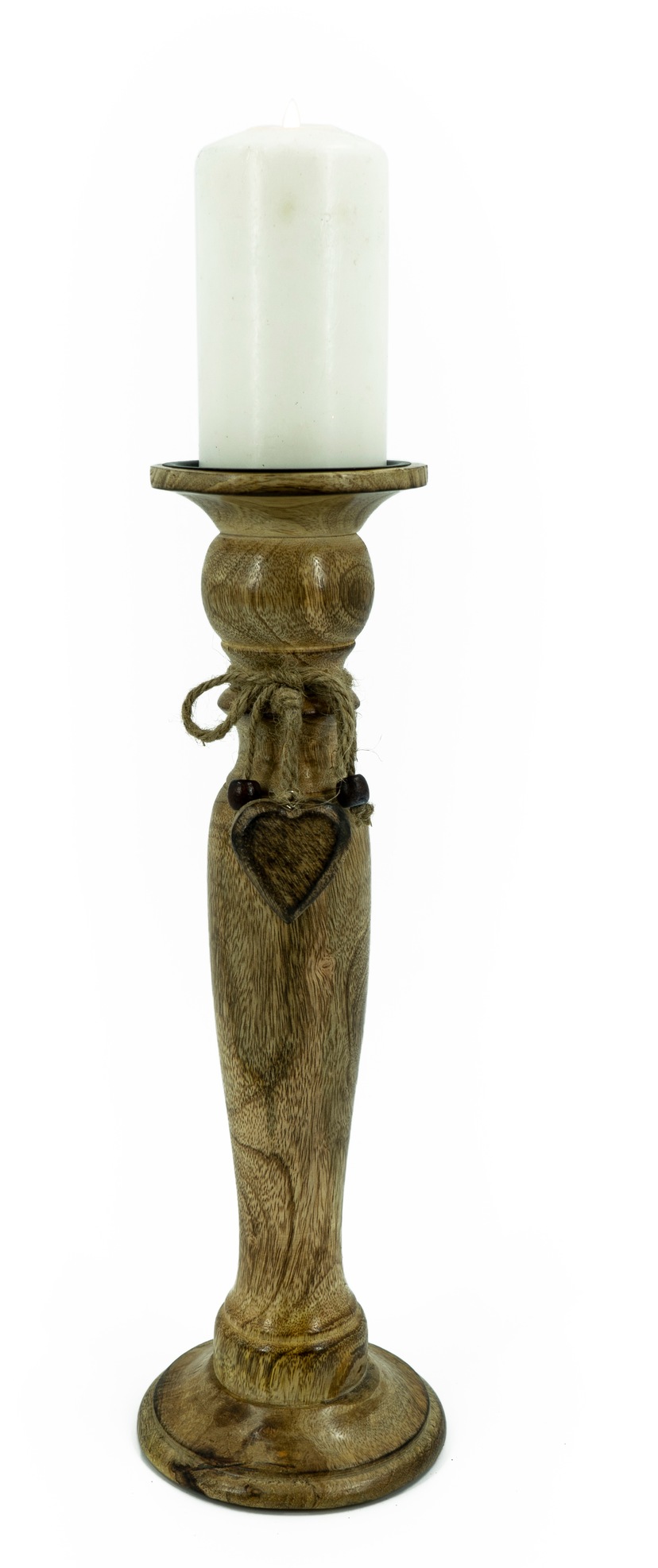 AM Design Kerzenständer »Kerzenhalter mit kunstvollen (1 Glas, aus Dekoobjekt Online-Shop Ausbuchtungen«, im bestellen St.), Stabkerzenhalter