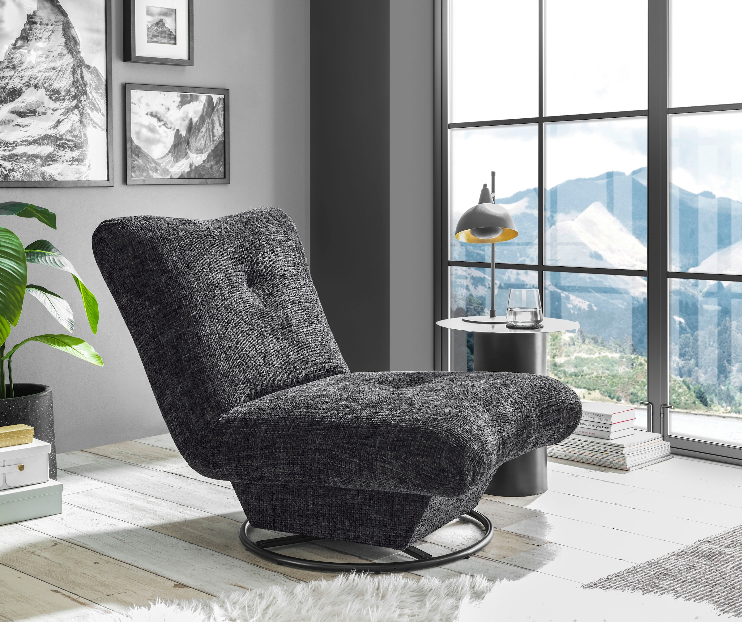 ED EXCITING DESIGN Drehsessel »Maranello«, frei im Raum stellbar, drehbar günstig online kaufen