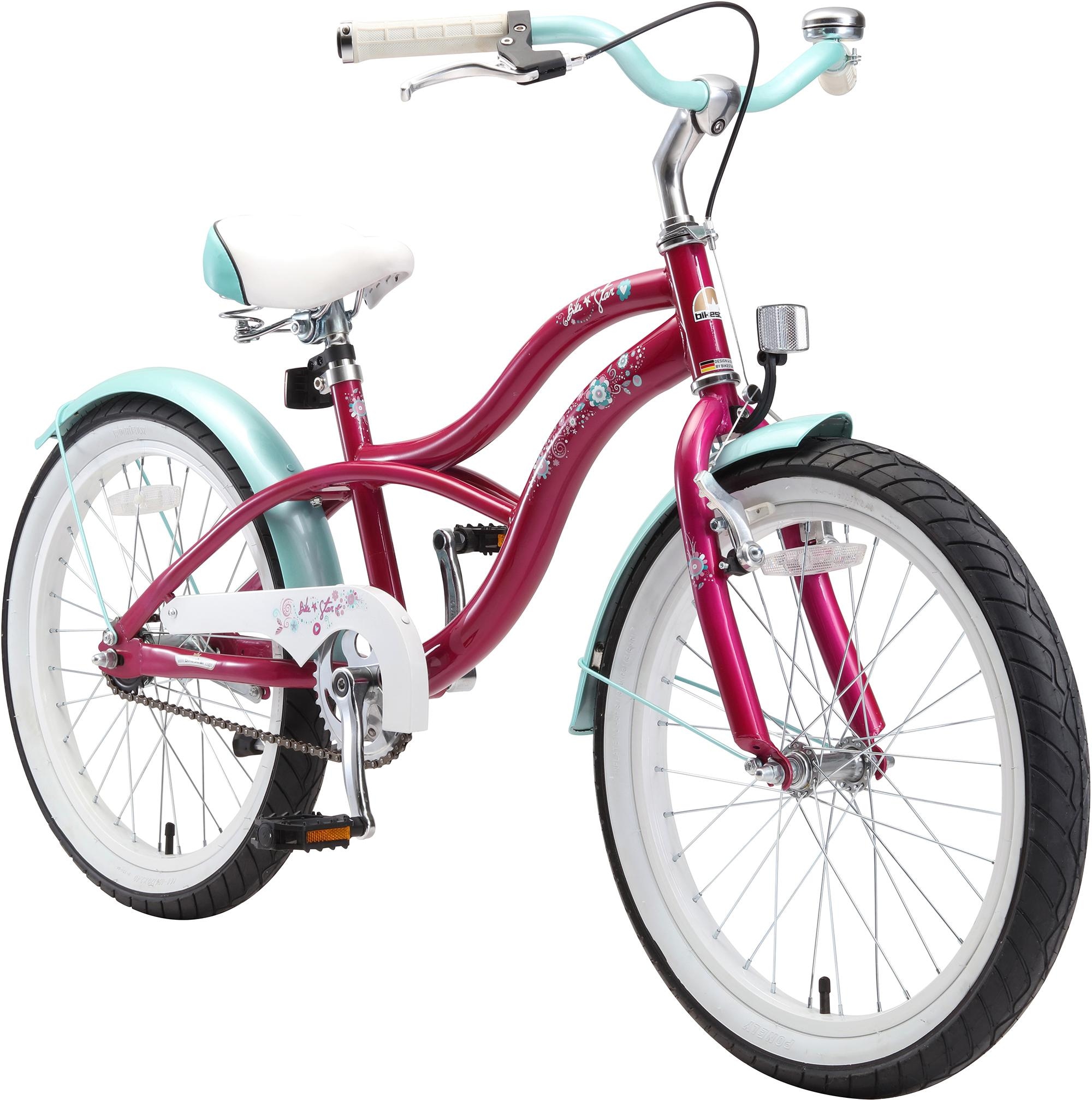 Bikestar Jugendfahrrad »Cruiser«, 1 Gang, für Damen