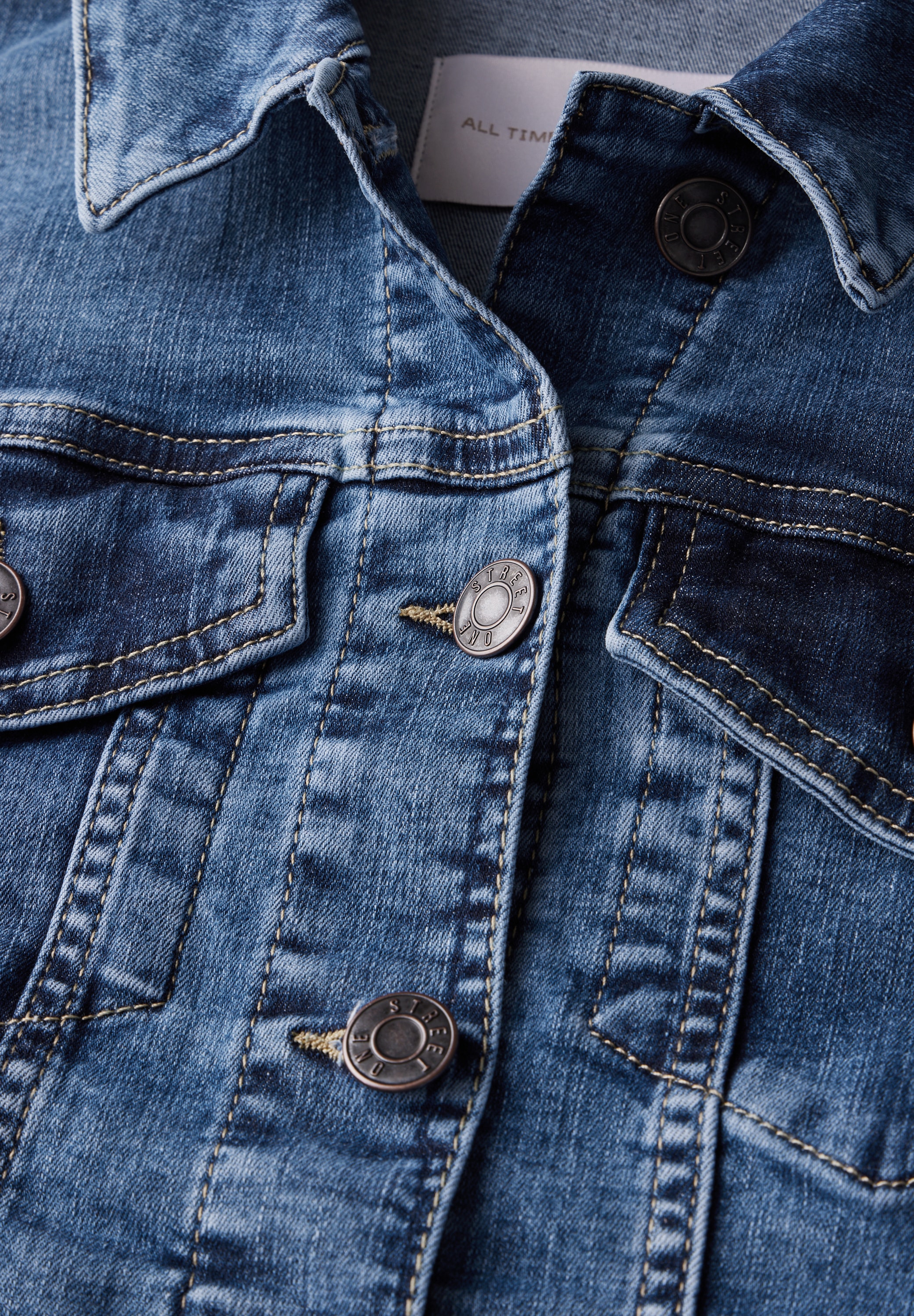 STREET ONE Jeansblazer, mit Brusttaschen