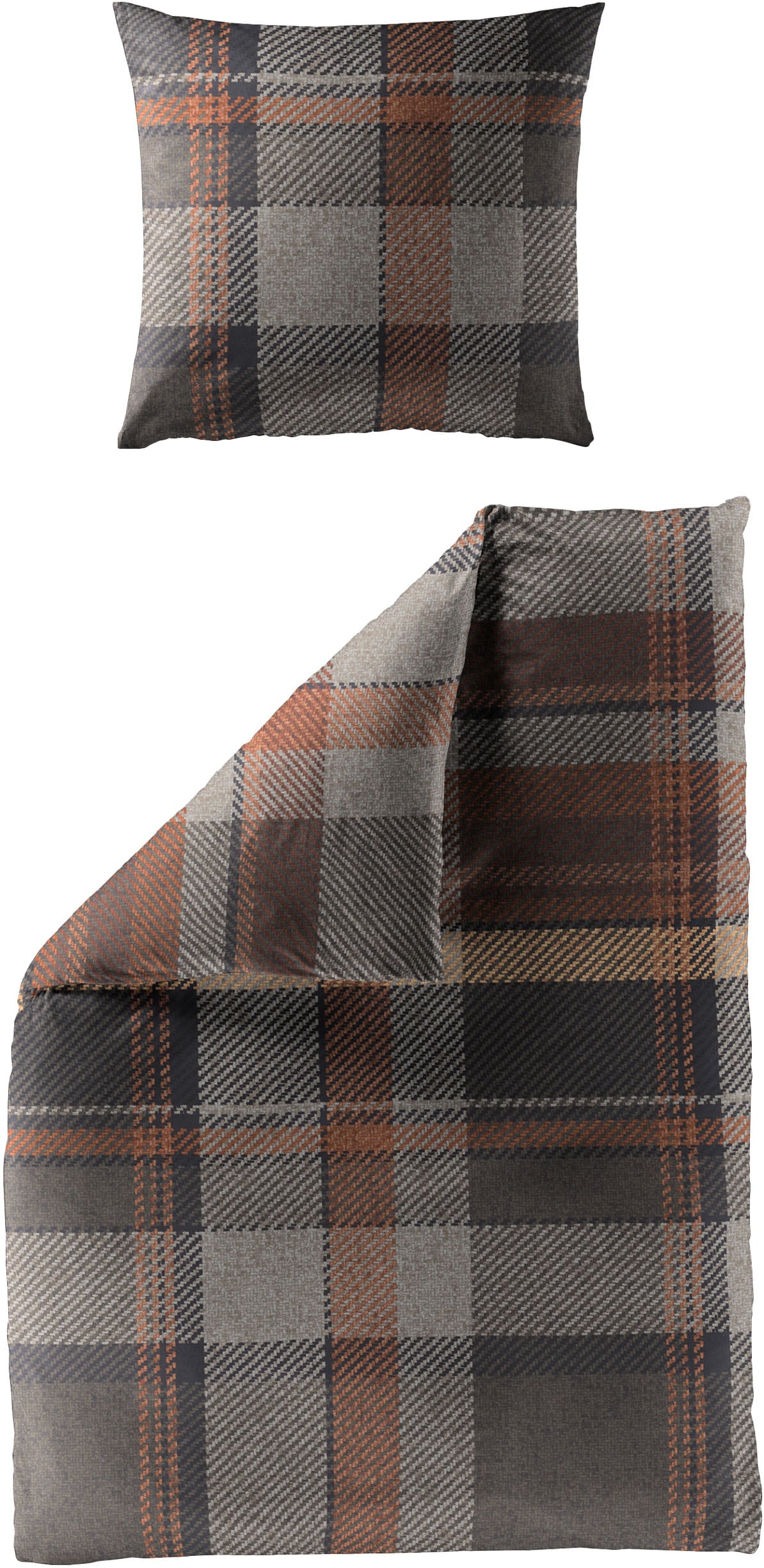 BIERBAUM Bettwäsche »4046« 2 Stk. tlg. in Renforcé und Biber aus 100% Baumw günstig online kaufen