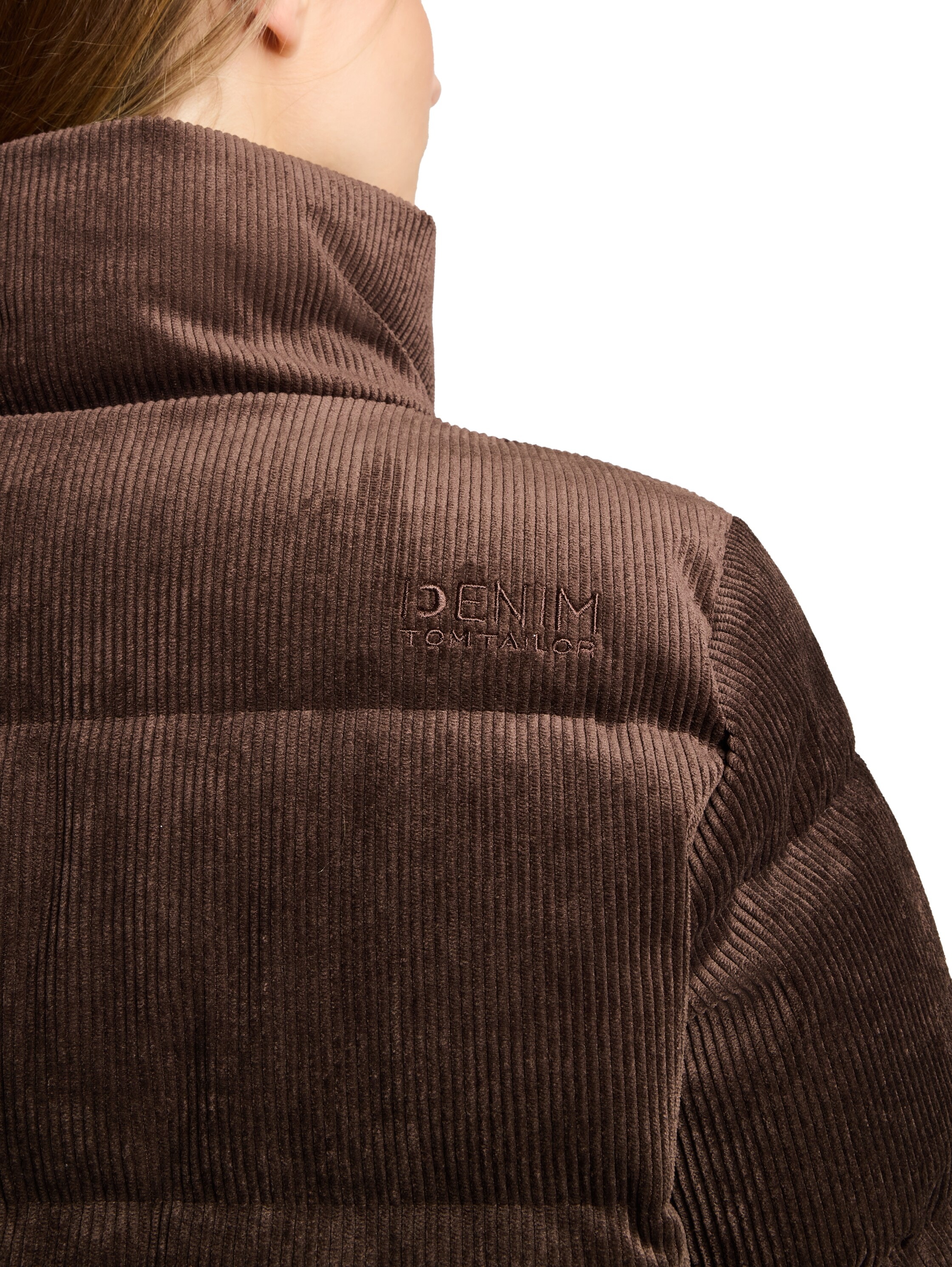 TOM TAILOR Denim Steppjacke ohne Kapuze