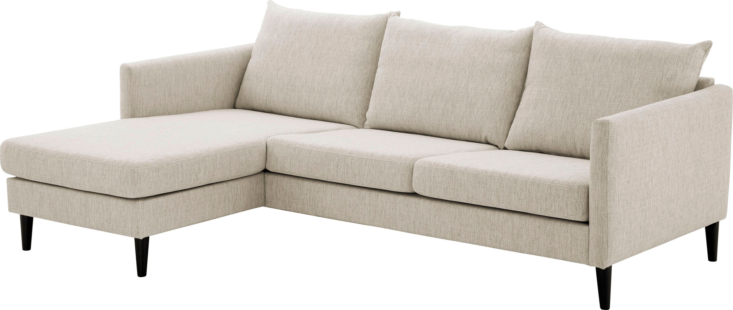 ATLANTIC home collection Ecksofa »Rekvik L-Form«, mit Wellenunterfederung, günstig online kaufen