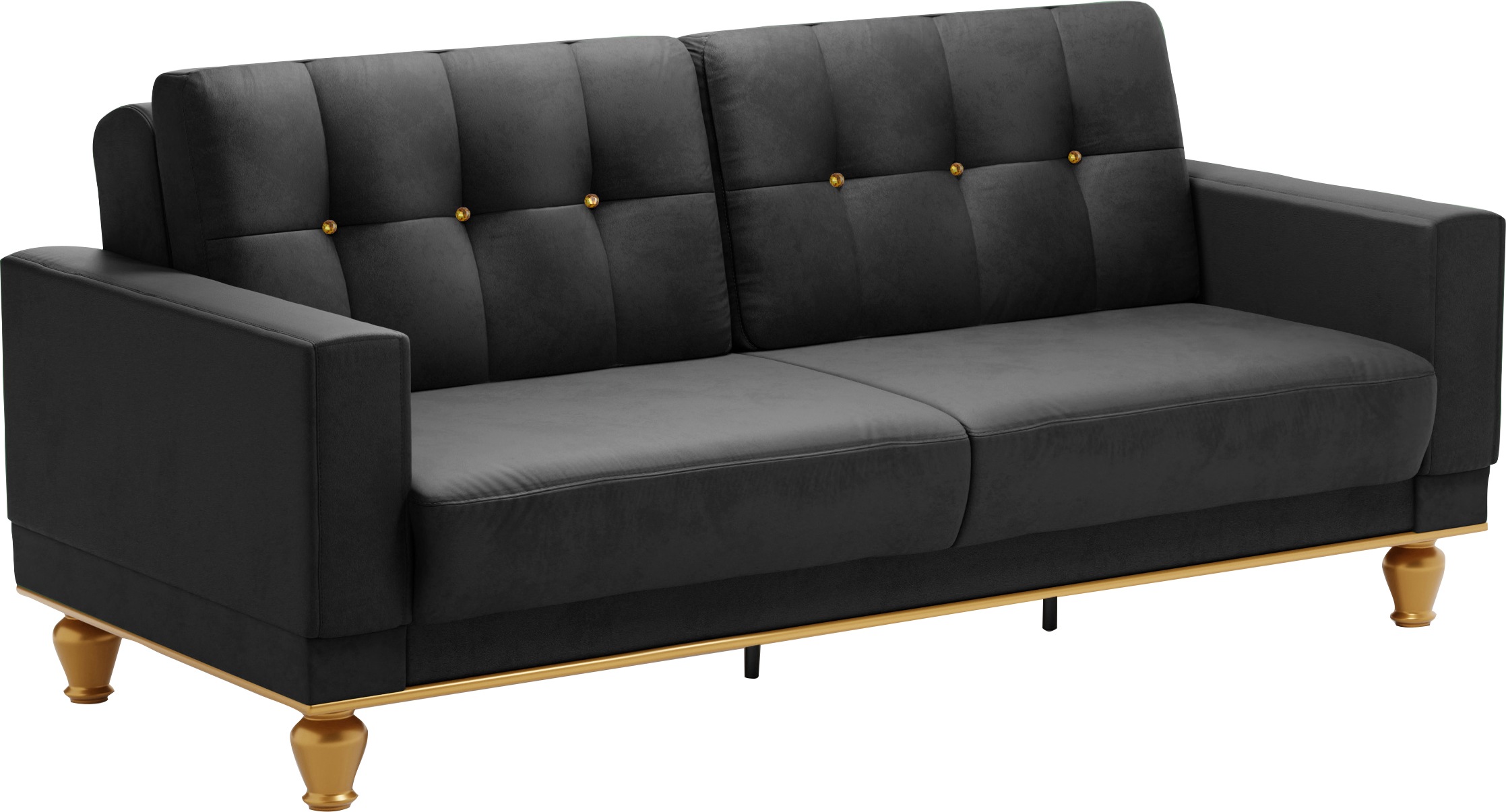 sit&more 3-Sitzer »Orient 5«, mit Strass-Stein, wahlweise mit Bettfunktion und Bettkasten